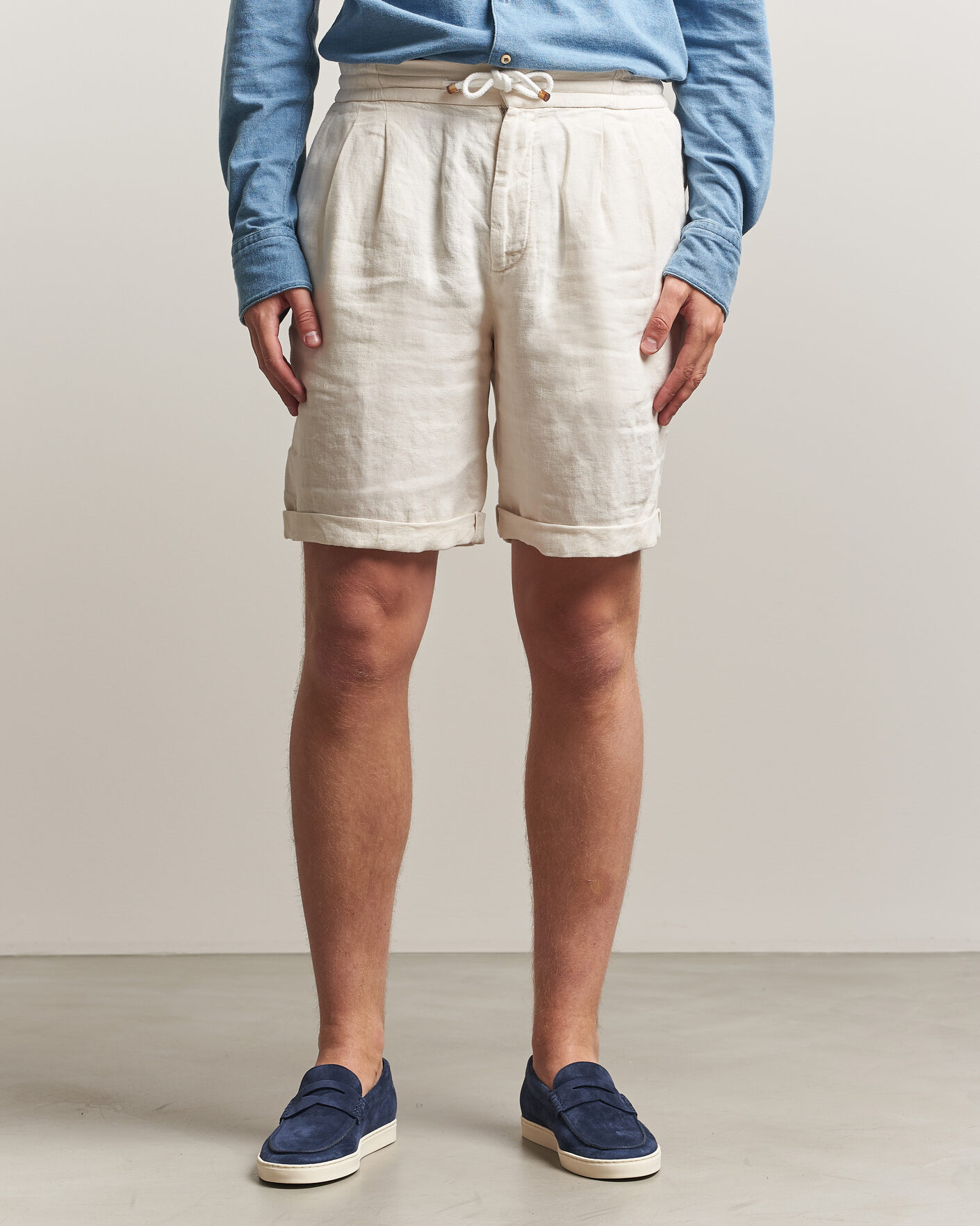 Herr | Shorts | Brunello Cucinelli | Drawstring Shorts Off White