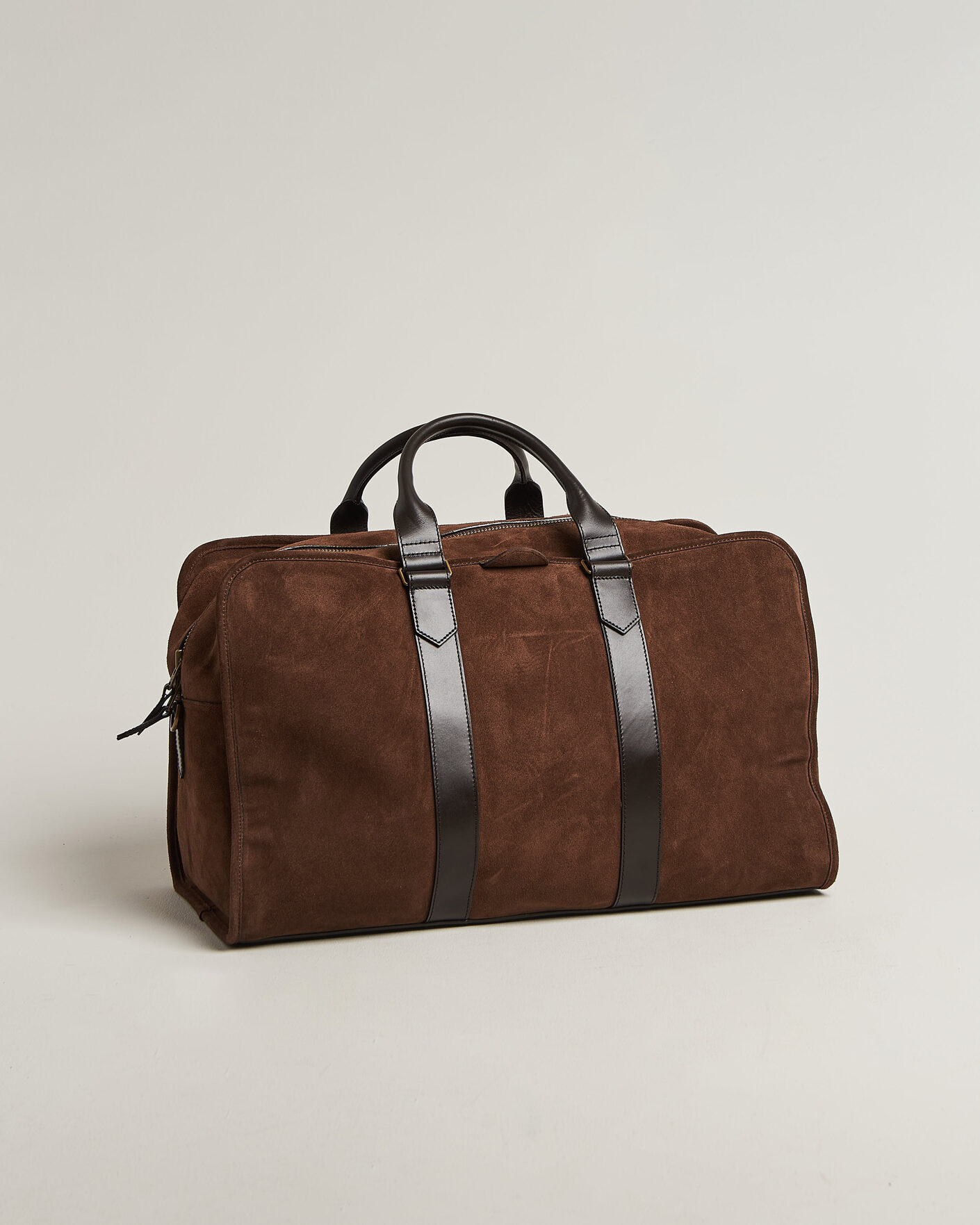 Herr | Väskor | Gant | Suede Duffle Bag Soil Brown