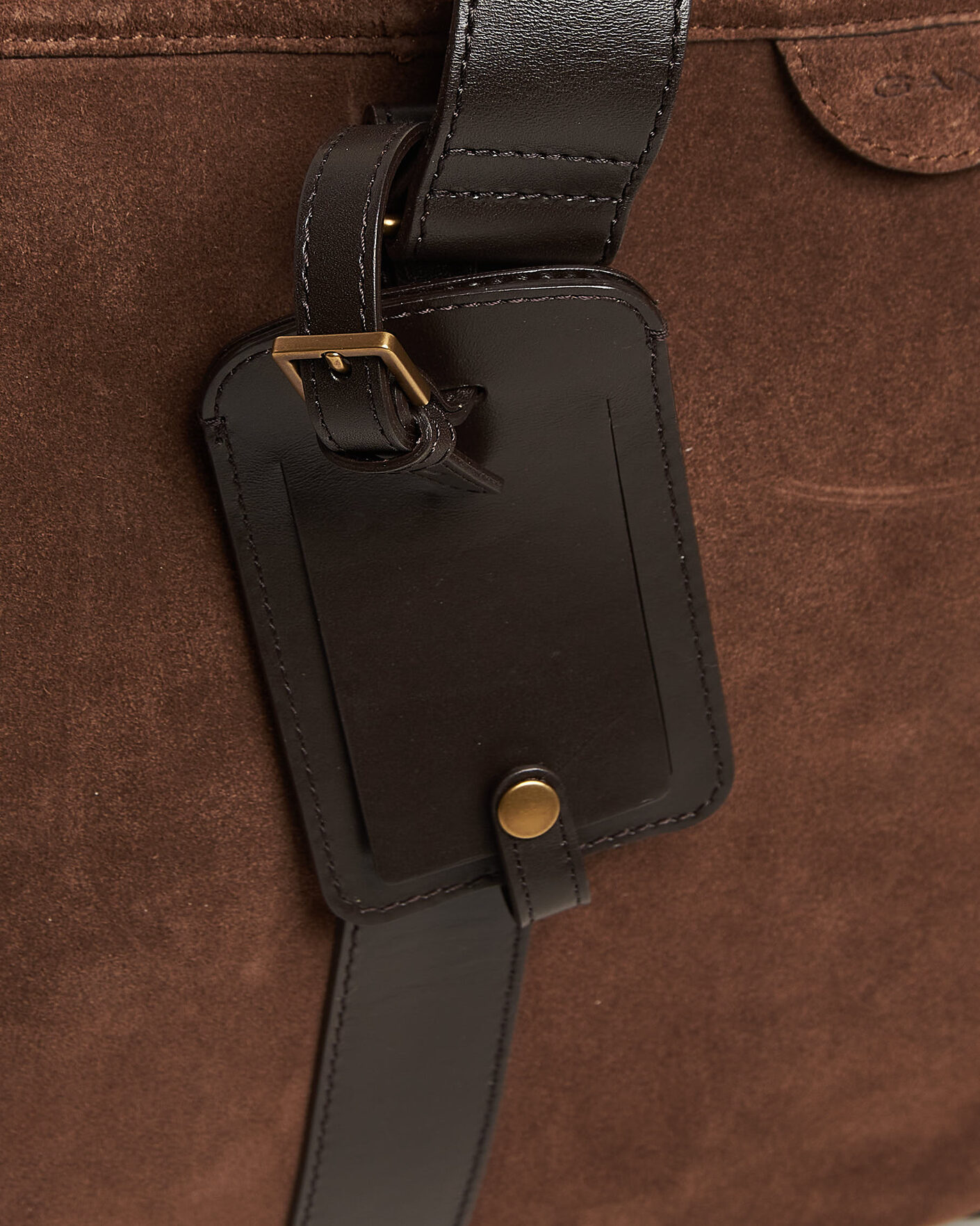 Herr | Väskor | Gant | Suede Duffle Bag Soil Brown