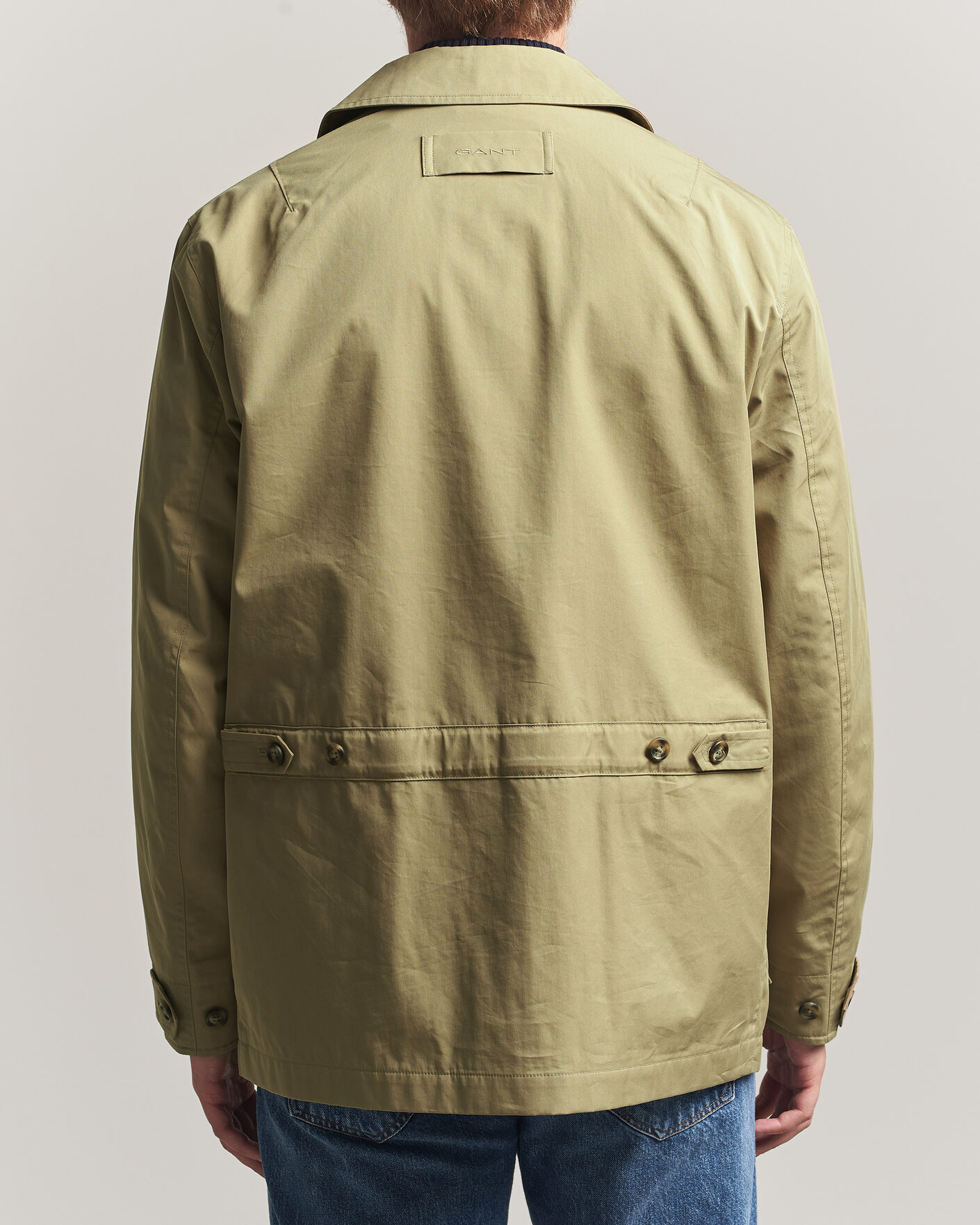 Herr | Jackor | Gant | Cotton Barn Jacket Light Taupe