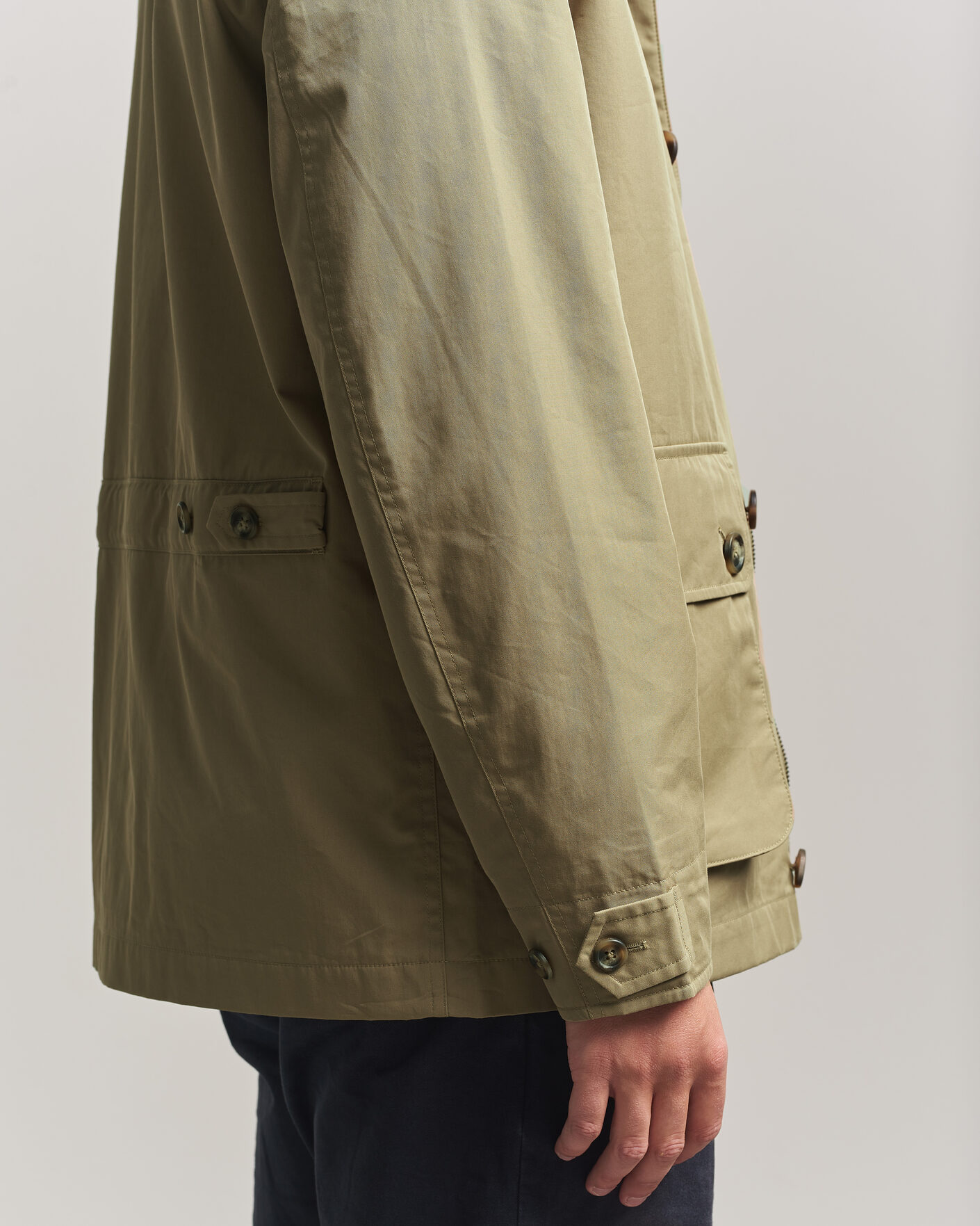 Herr | Jackor | Gant | Cotton Barn Jacket Light Taupe