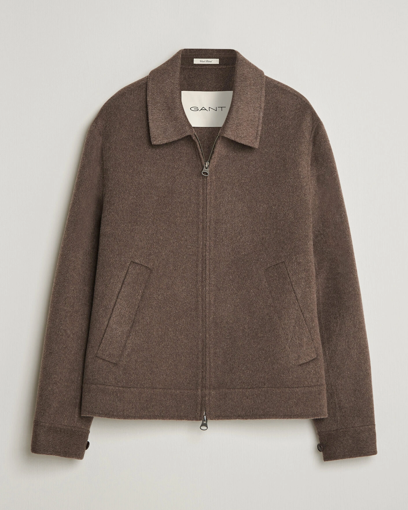 Herr | Jackor | Gant | Handstitched Wool/Cashmere Jacket Shadow Brown