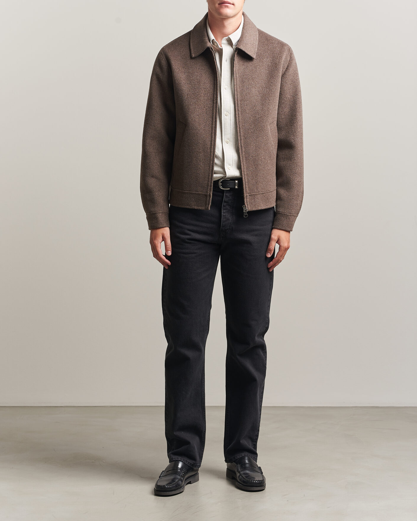 Herr | Jackor | Gant | Handstitched Wool/Cashmere Jacket Shadow Brown