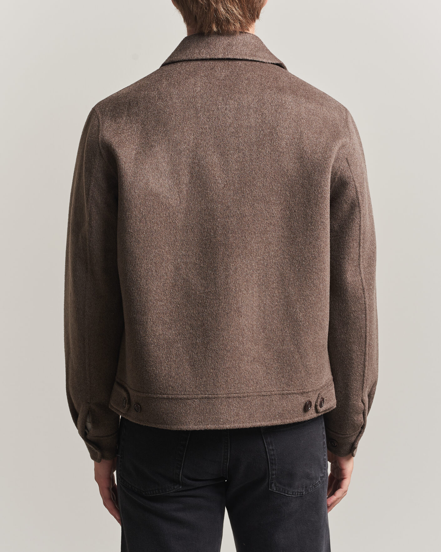 Herr | Jackor | Gant | Handstitched Wool/Cashmere Jacket Shadow Brown