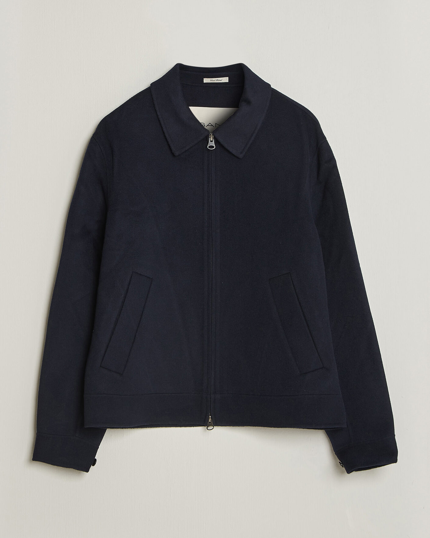 Herr | Jackor | Gant | Handstitched Wool/Cashmere Jacket Evening Blue