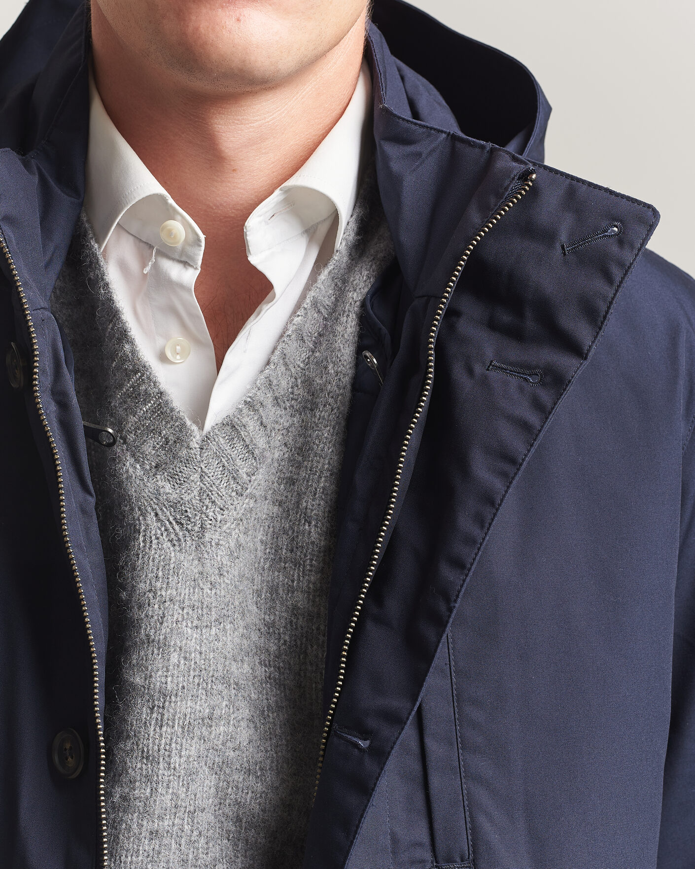 Herr | Jackor | Gant | Double Jacket Evening Blue