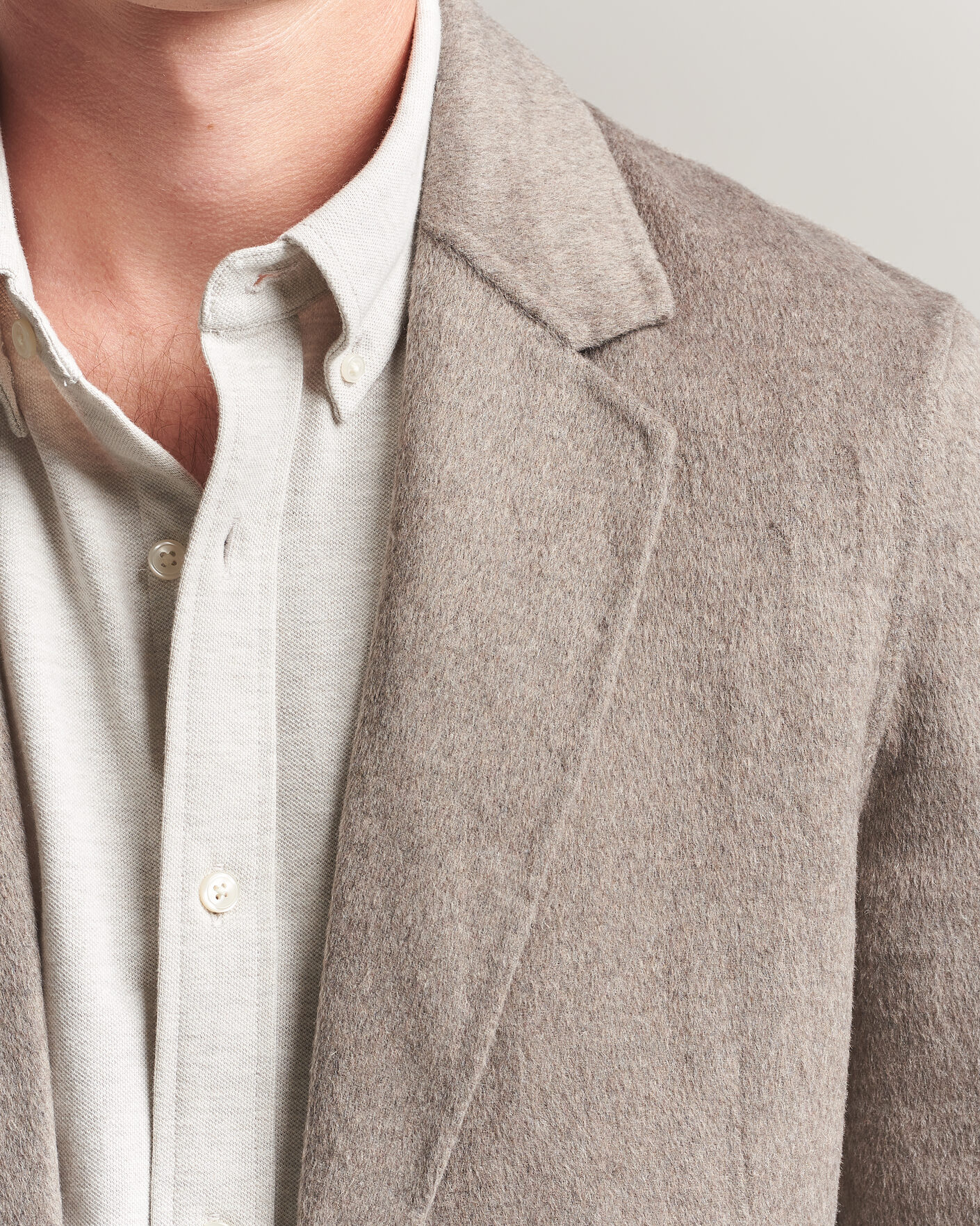 Herr | Kavajer | Gant | Handstitched Unlined Blazer Mist Taupe