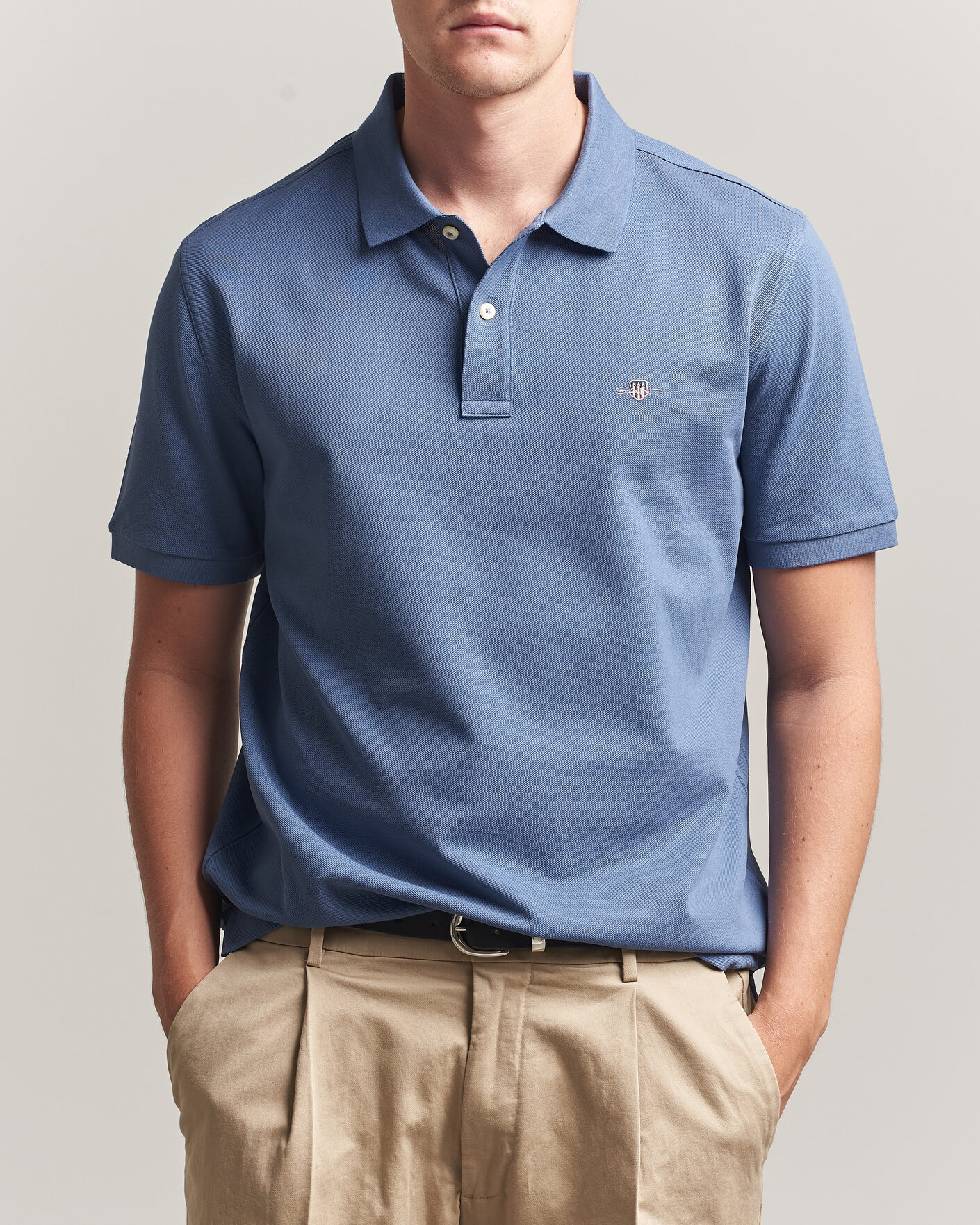 Herr | Pikéer | Gant | The Original Polo Blue Horizon