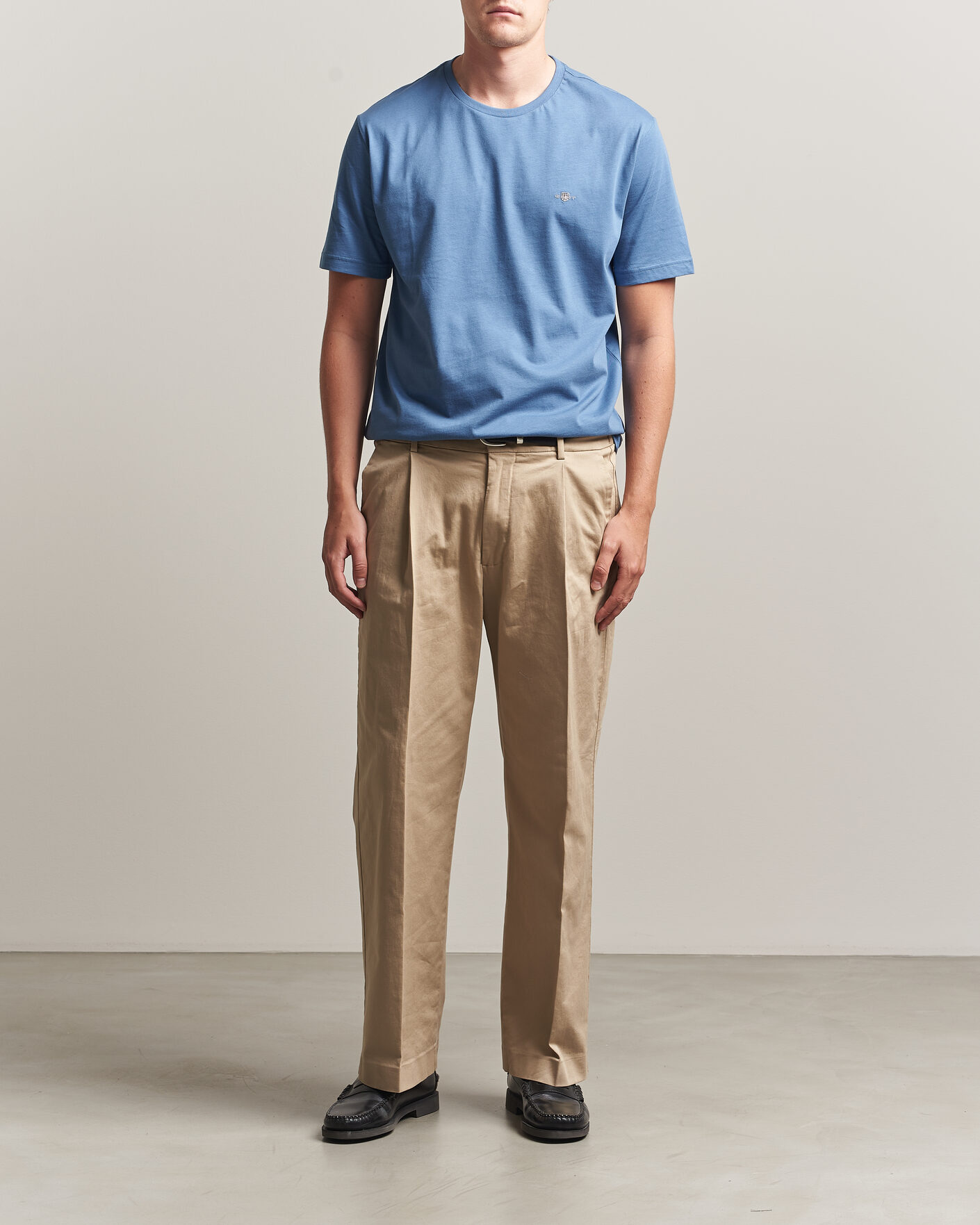 Herr | T-Shirts | Gant | The Original T-Shirt Blue Horizon