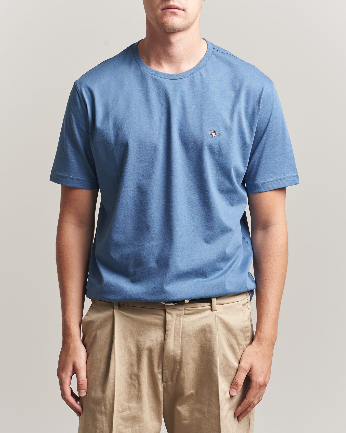 Herr | T-Shirts | Gant | The Original T-Shirt Blue Horizon