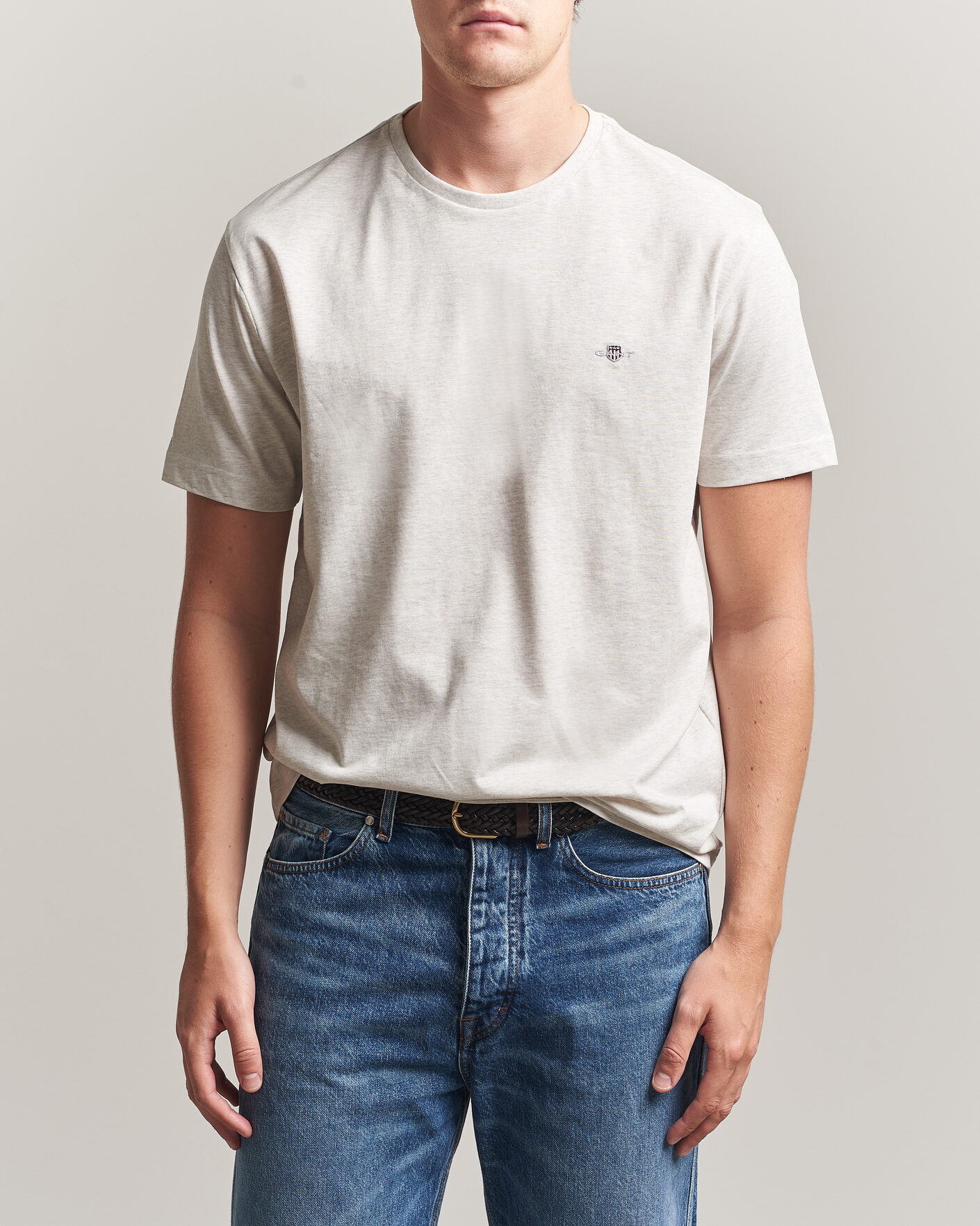 Herr | T-Shirts | Gant | The Original T-Shirt Glacier Melange