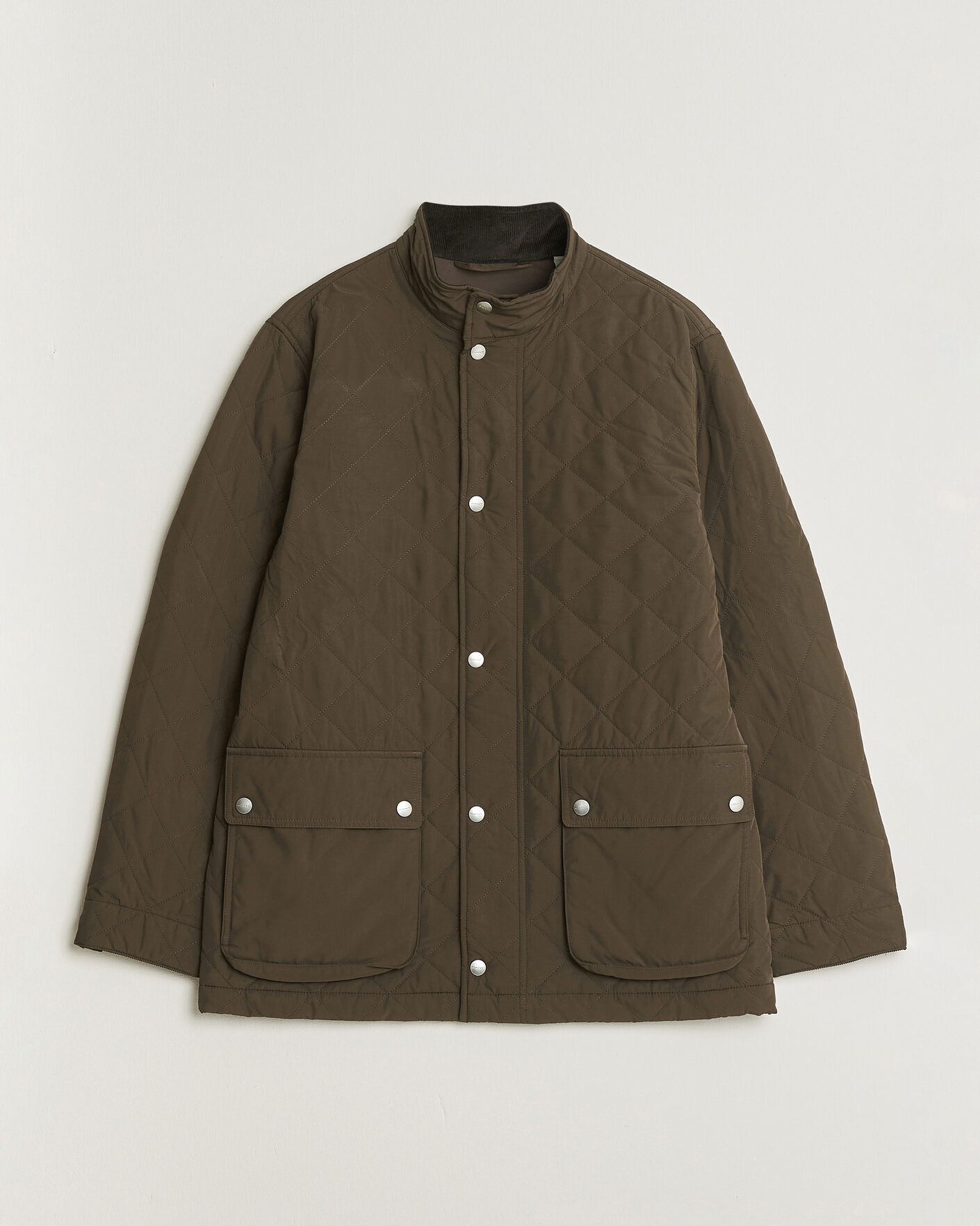 Herr | Jackor | Gant | Classic Quilted Mid Jacket Black Brown
