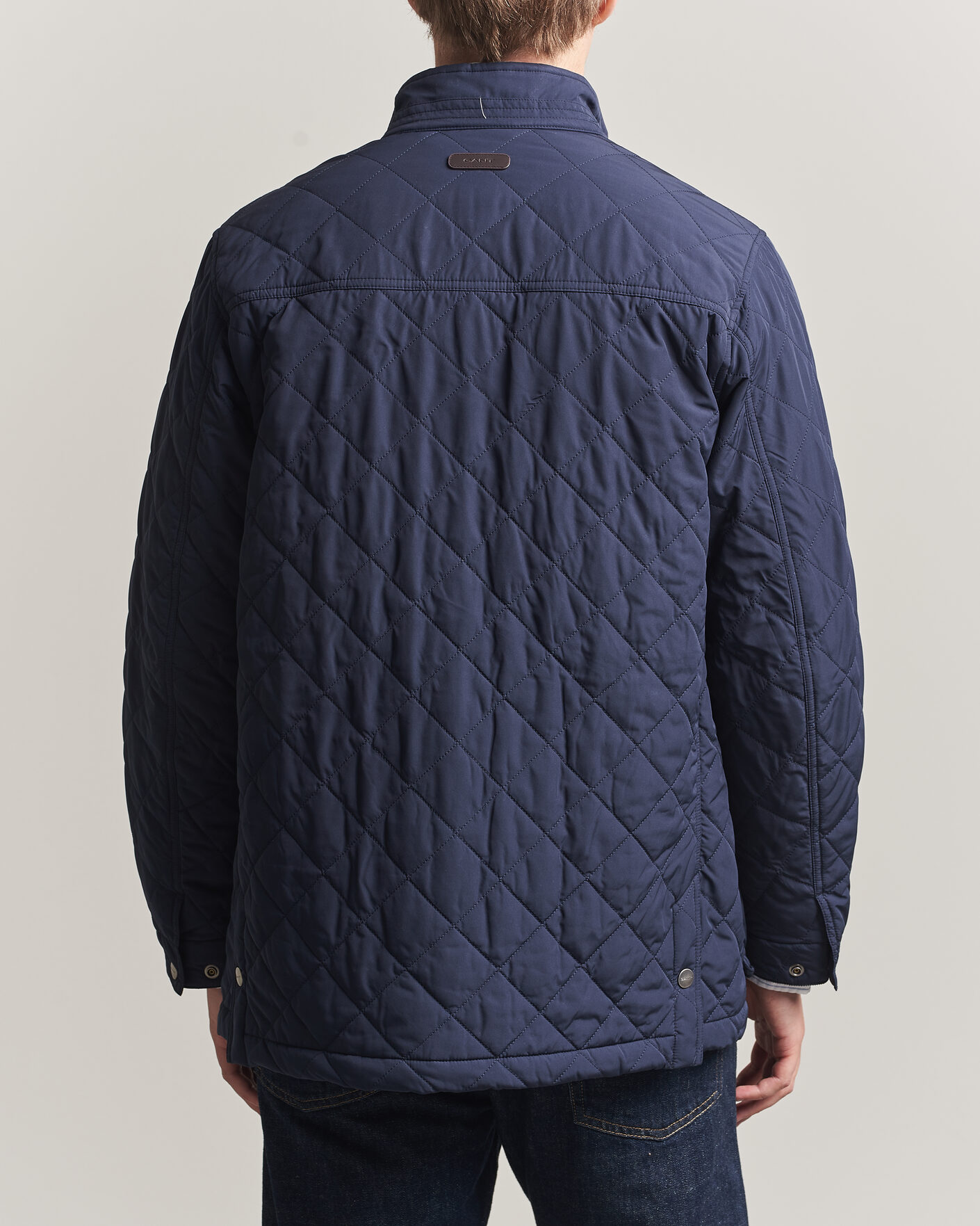 Herr | Jackor | Gant | Classic Quilted Mid Jacket Evening Blue