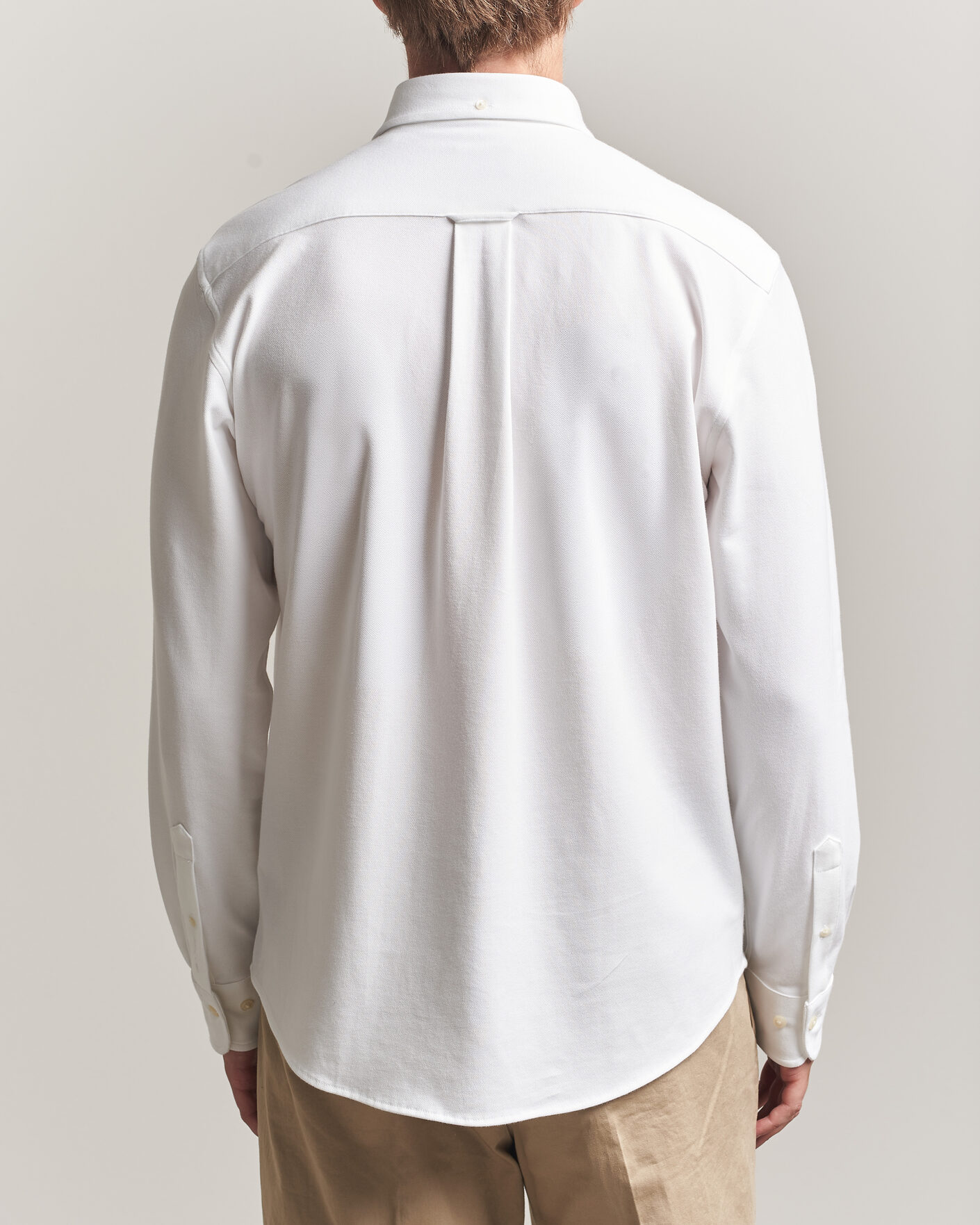 Herr | Skjortor | Gant | Regular Fit Jersey Pique Shirt White