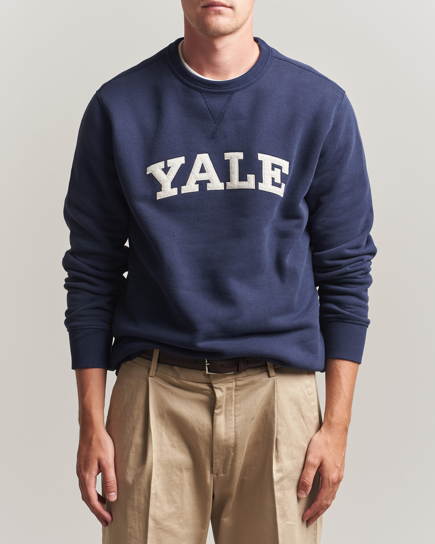 Herr | Tröjor | Gant | YALE Crew Neck Sweatshirt Marine