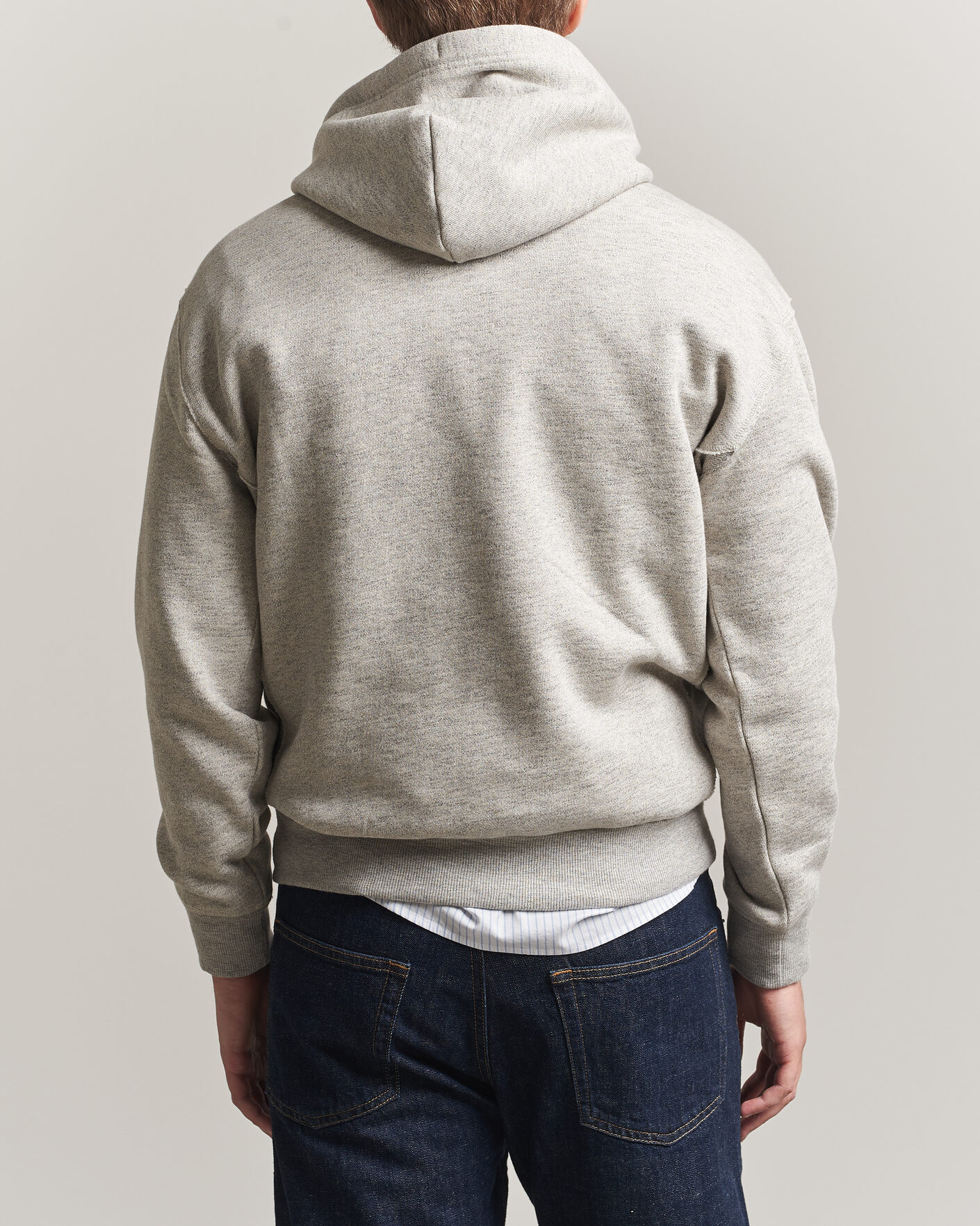 Herr | Tröjor | Gant | YALE Hoodie Grey Melange
