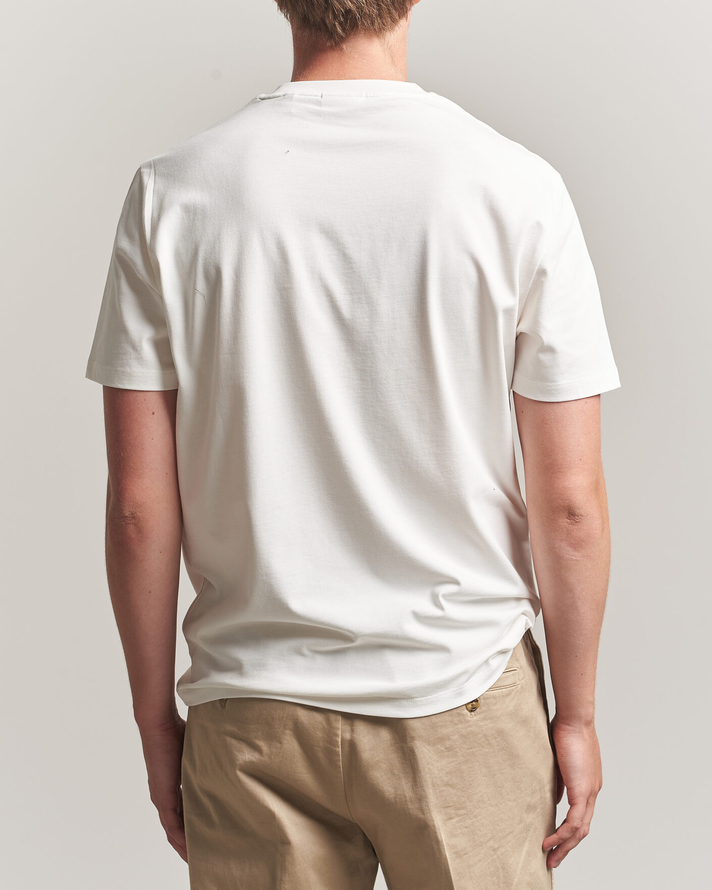 Herr | T-Shirts | Gant | YALE Crew Neck T-Shirt Eggshell