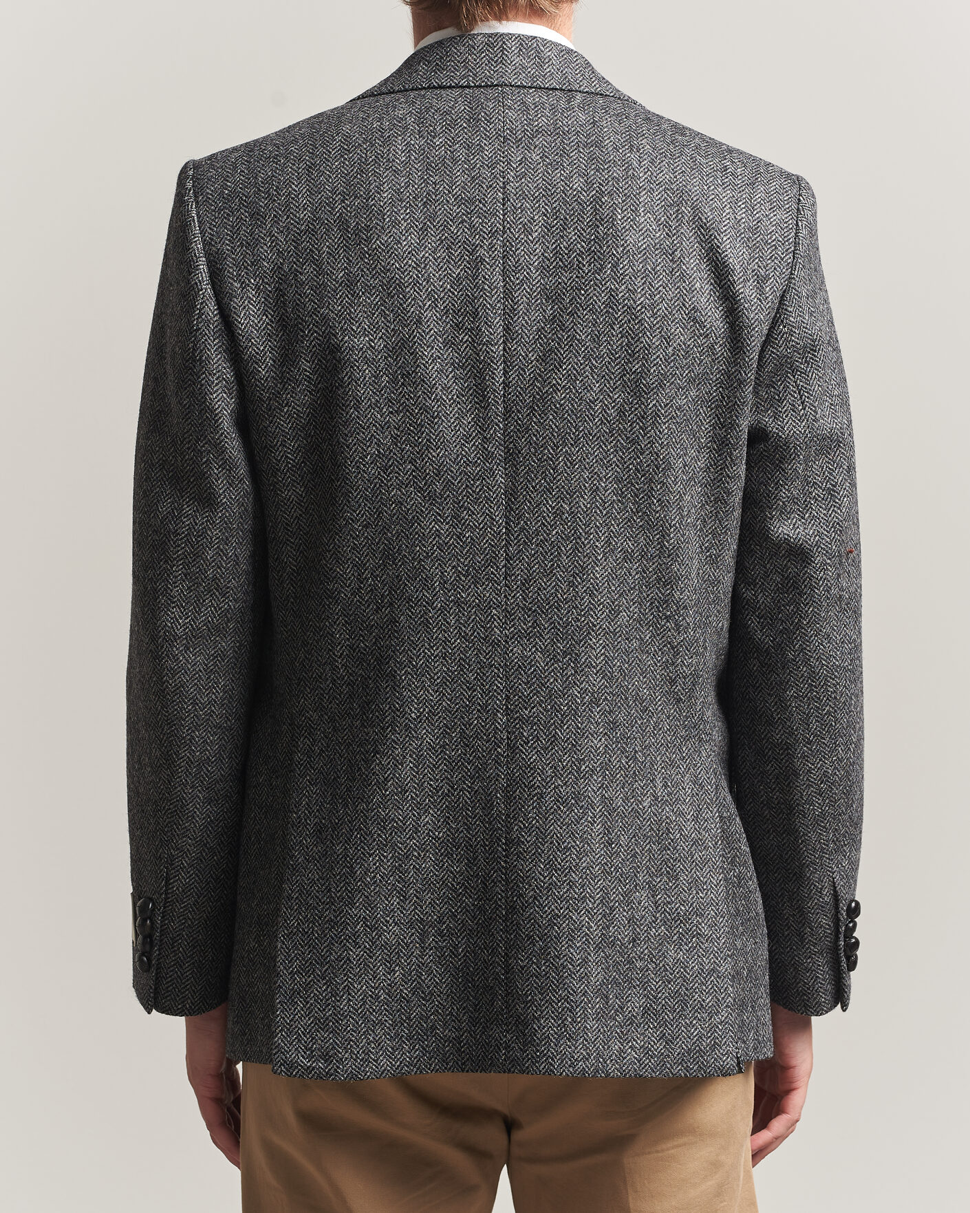 Herr | Kavajer | Gant | YALE Tweed Blazer Black Grey