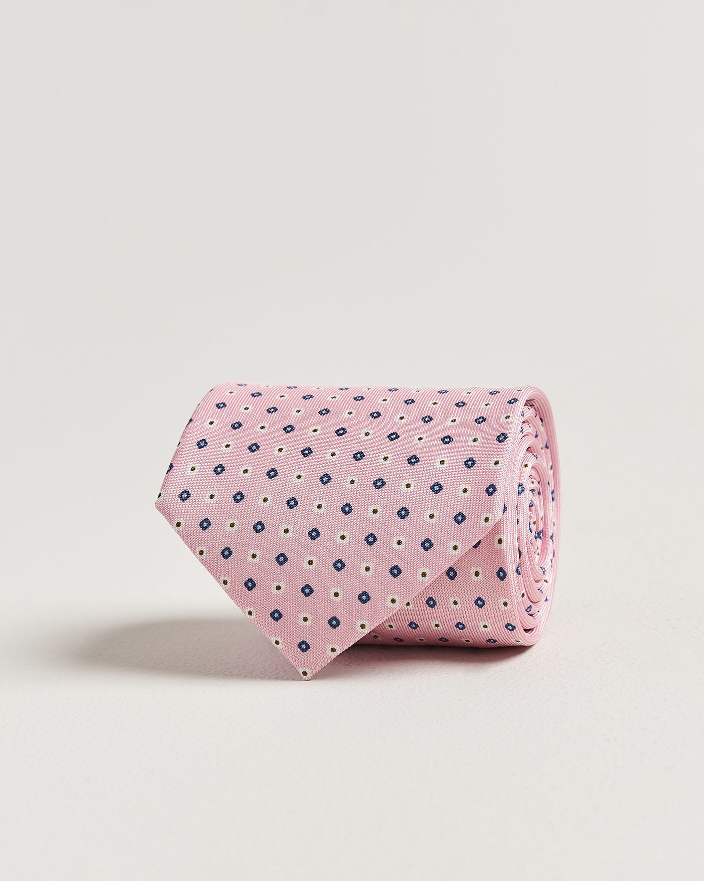 Herr | Senast inkommet | E. Marinella | 3-Fold Printed Silk Tie Pink