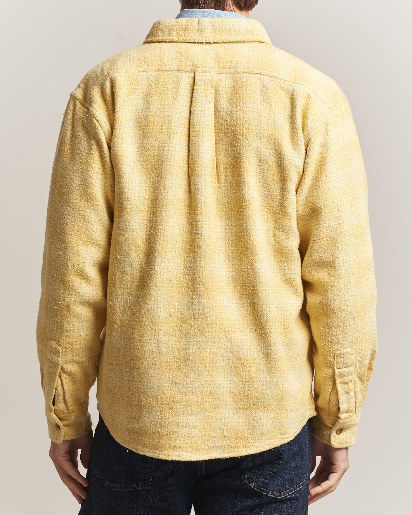 Herr | Skjortor | Pendleton | Big Pocket Shirt Cream Shadow