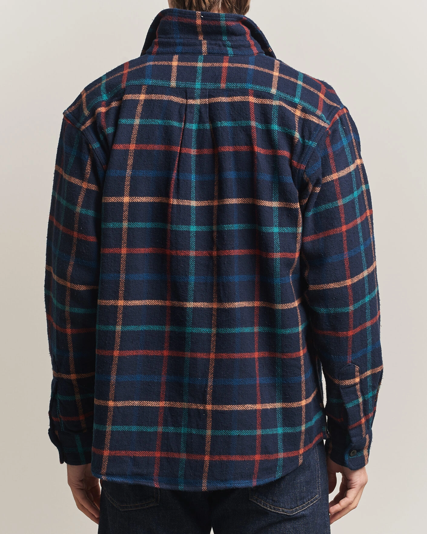 Herr | Skjortor | Pendleton | Big Pocket Shirt Dark Blue Check
