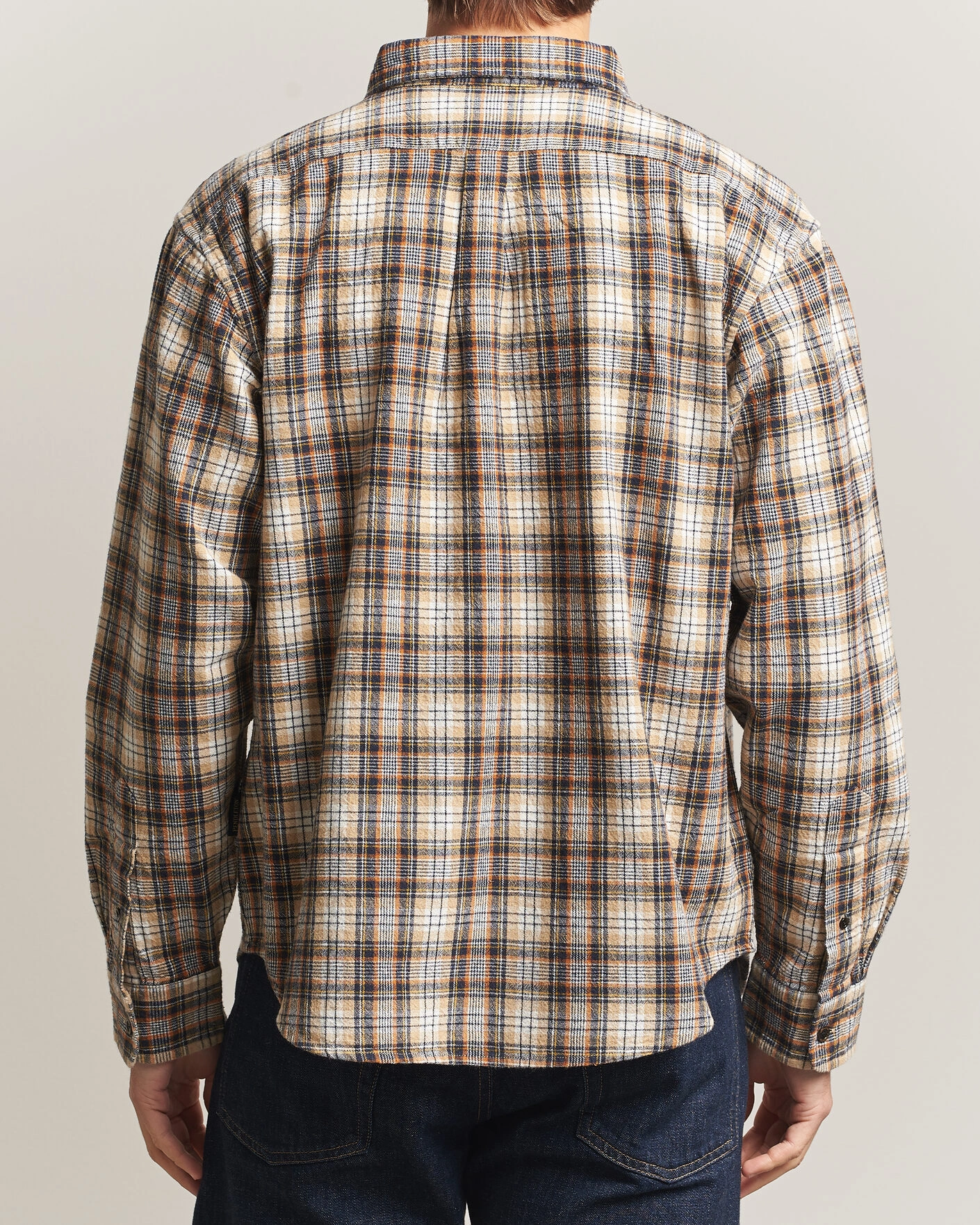Herr | Skjortor | Pendleton | Flannel Button Down Shirt Brown Check