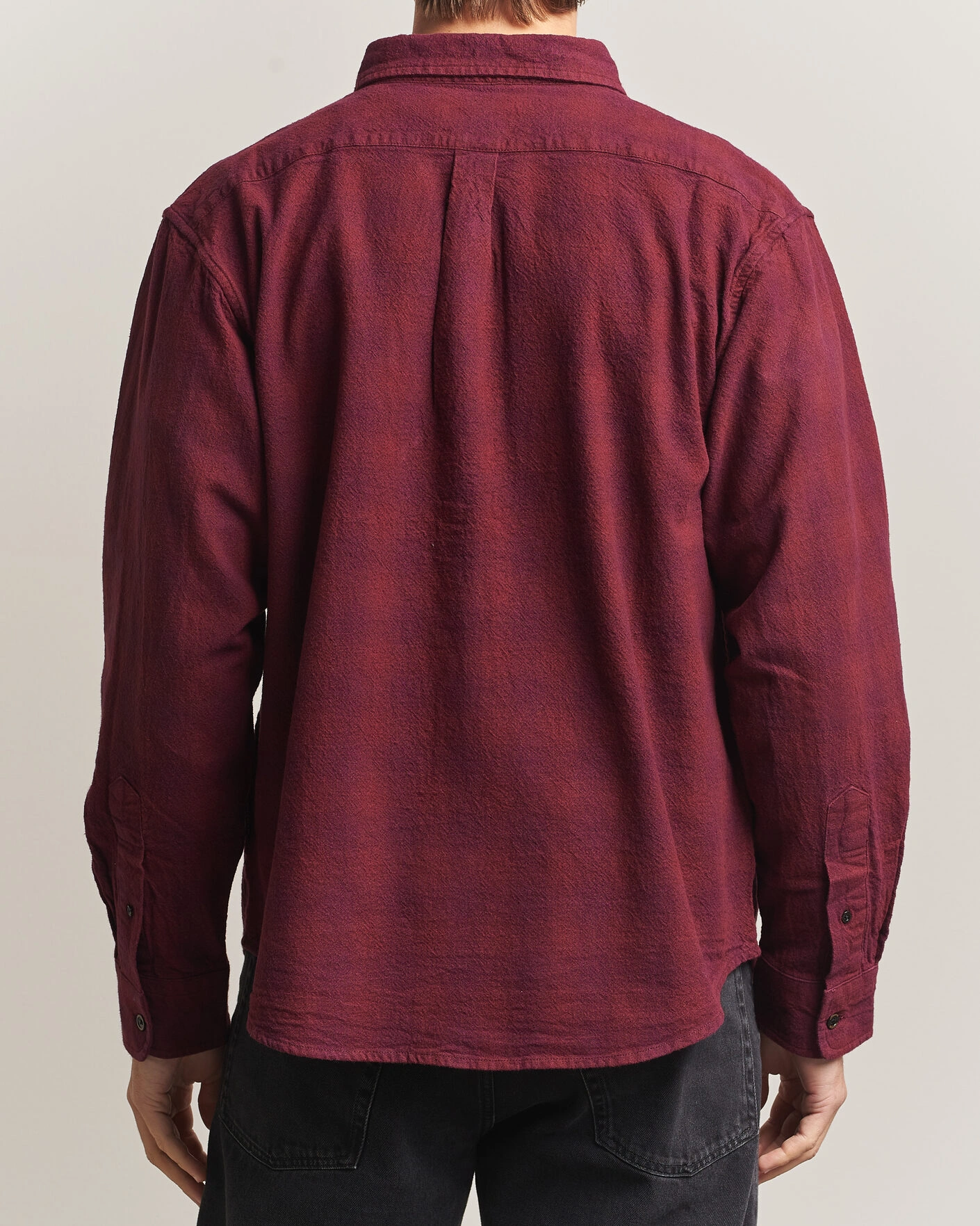 Herr | Skjortor | Pendleton | Flannel Button Down Shirt Maroon Plaid