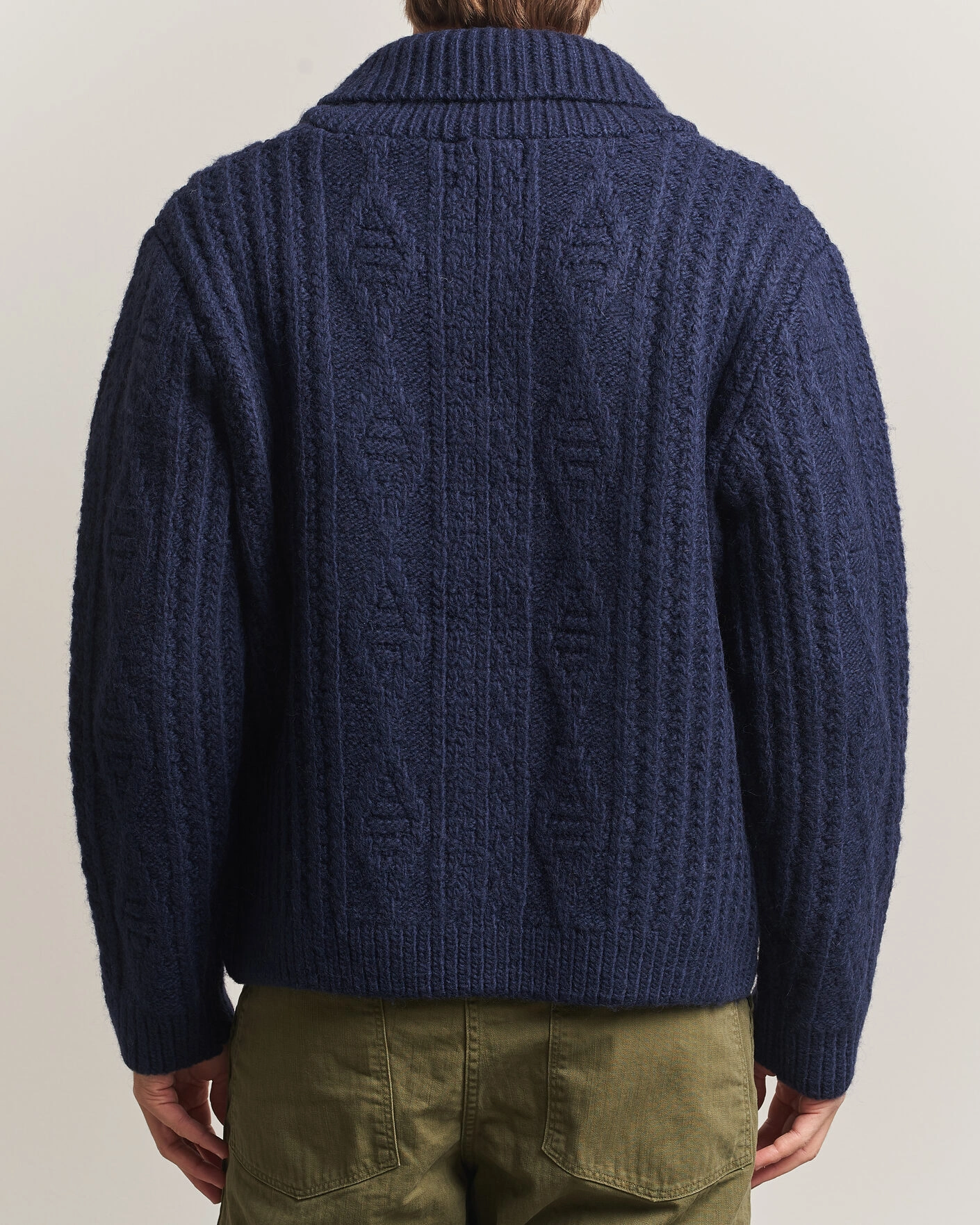 Herr | Tröjor | Pendleton | Hoop Zip Cardigan Navy