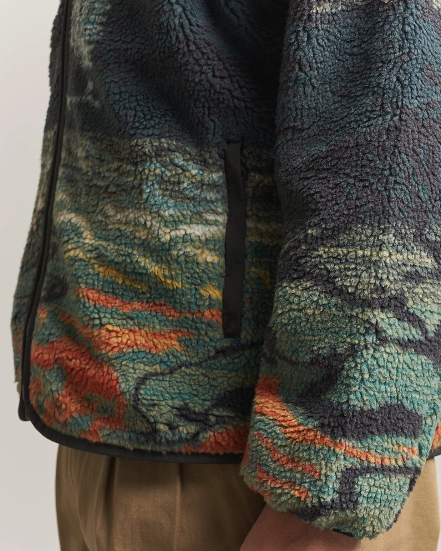 Herr | Tröjor | Pendleton | Jacquard Sherpa Fleece Salmon Falls