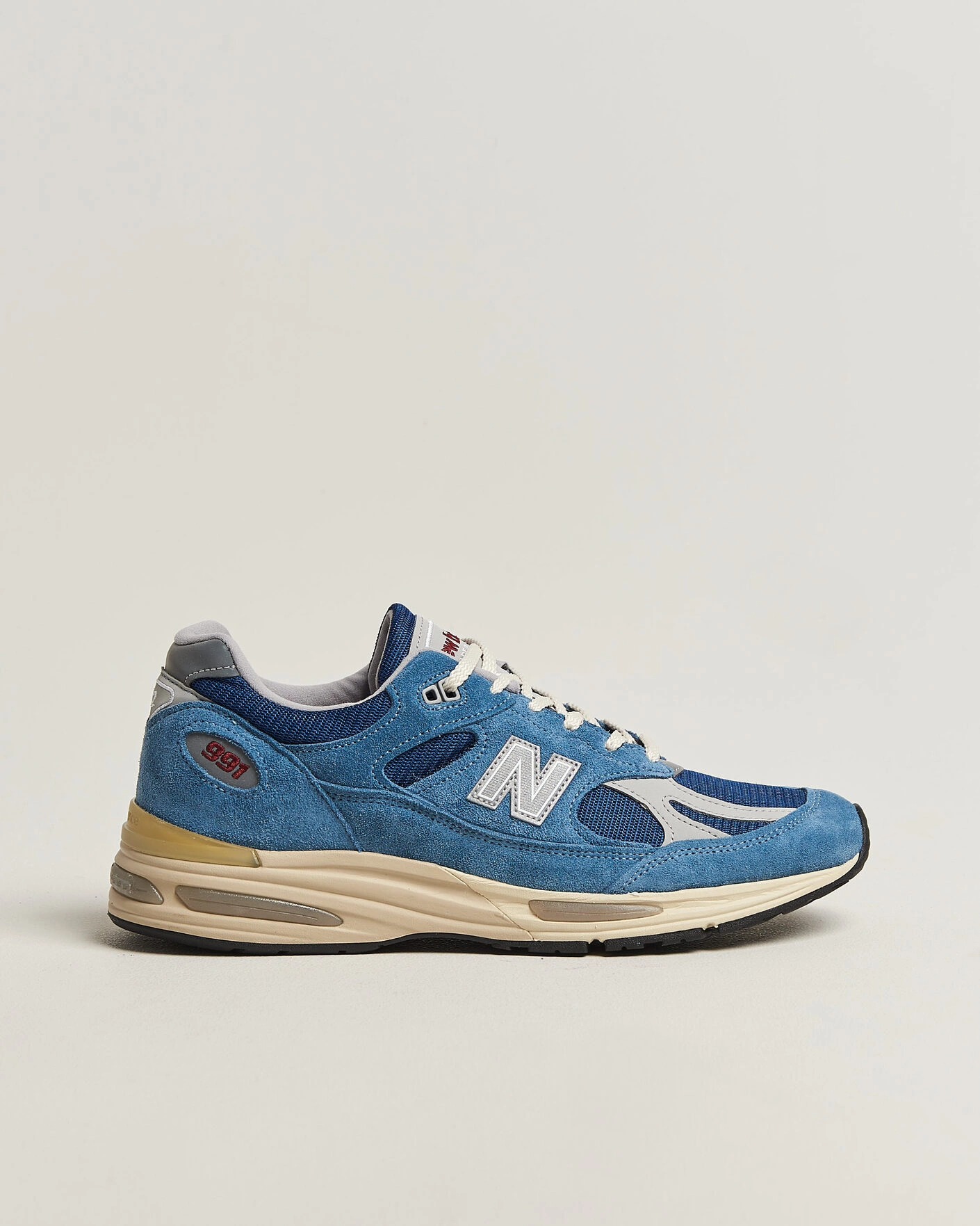 Herr | Sneakers | New Balance Made In US & UK | New Balance Made in Made in UK 991v2 Vintage Sports Bluesteel