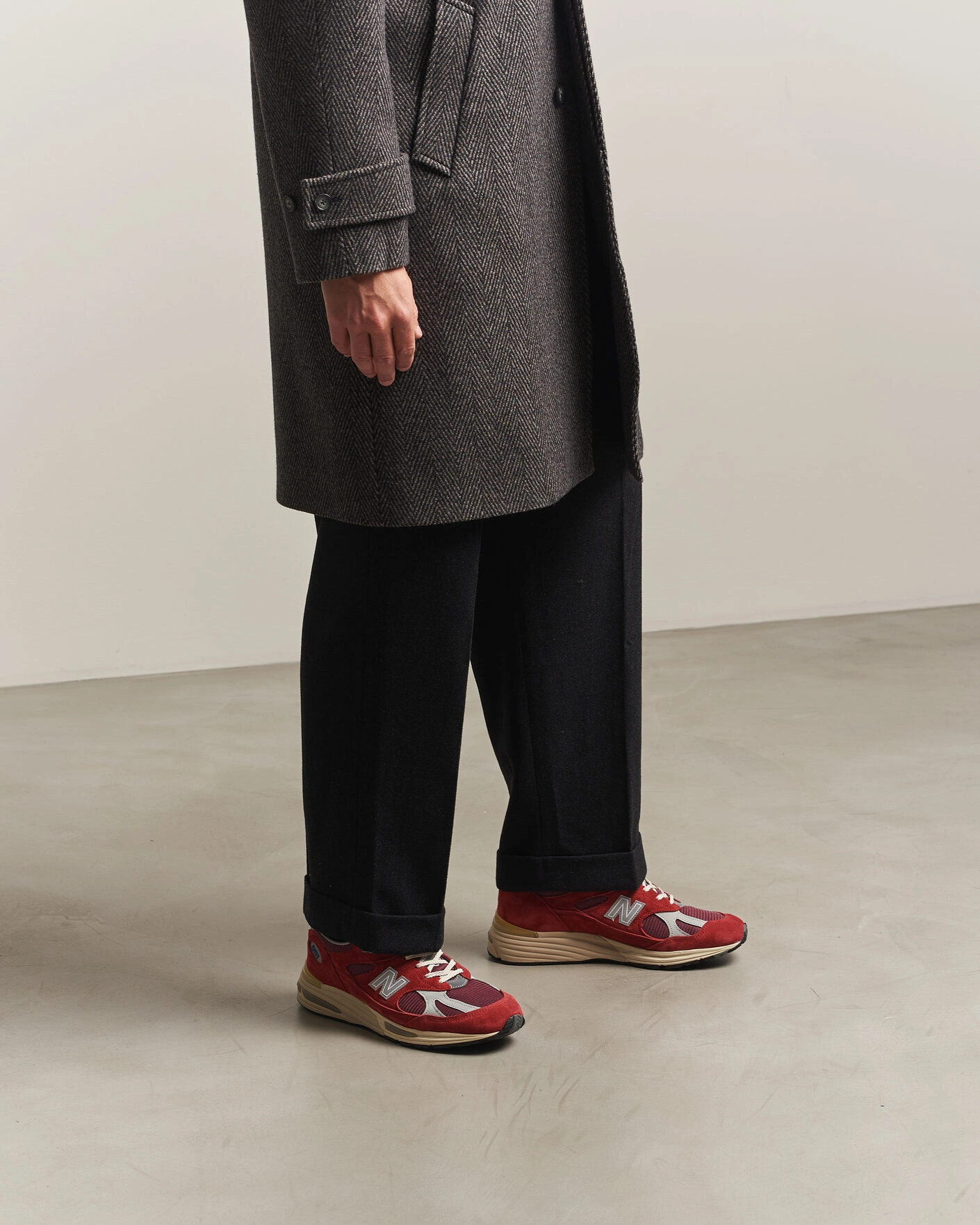 Herr | Sneakers | New Balance Made In US & UK | New Balance Made in Made in UK 991v2 Vintage Sports Karanda Red