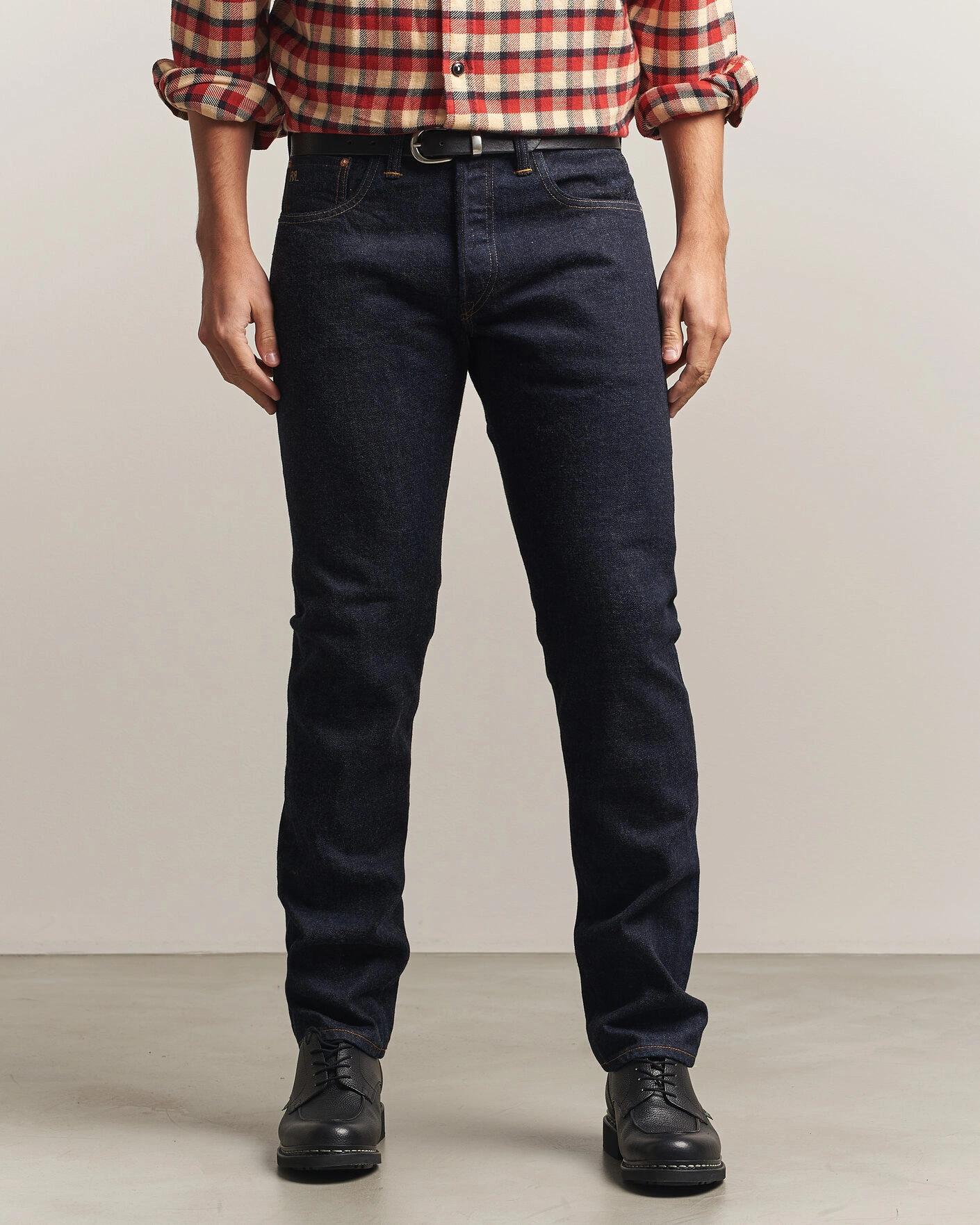 Herr | Jeans | RRL | Slim Fit Selvedge Jeans East/West Rinse