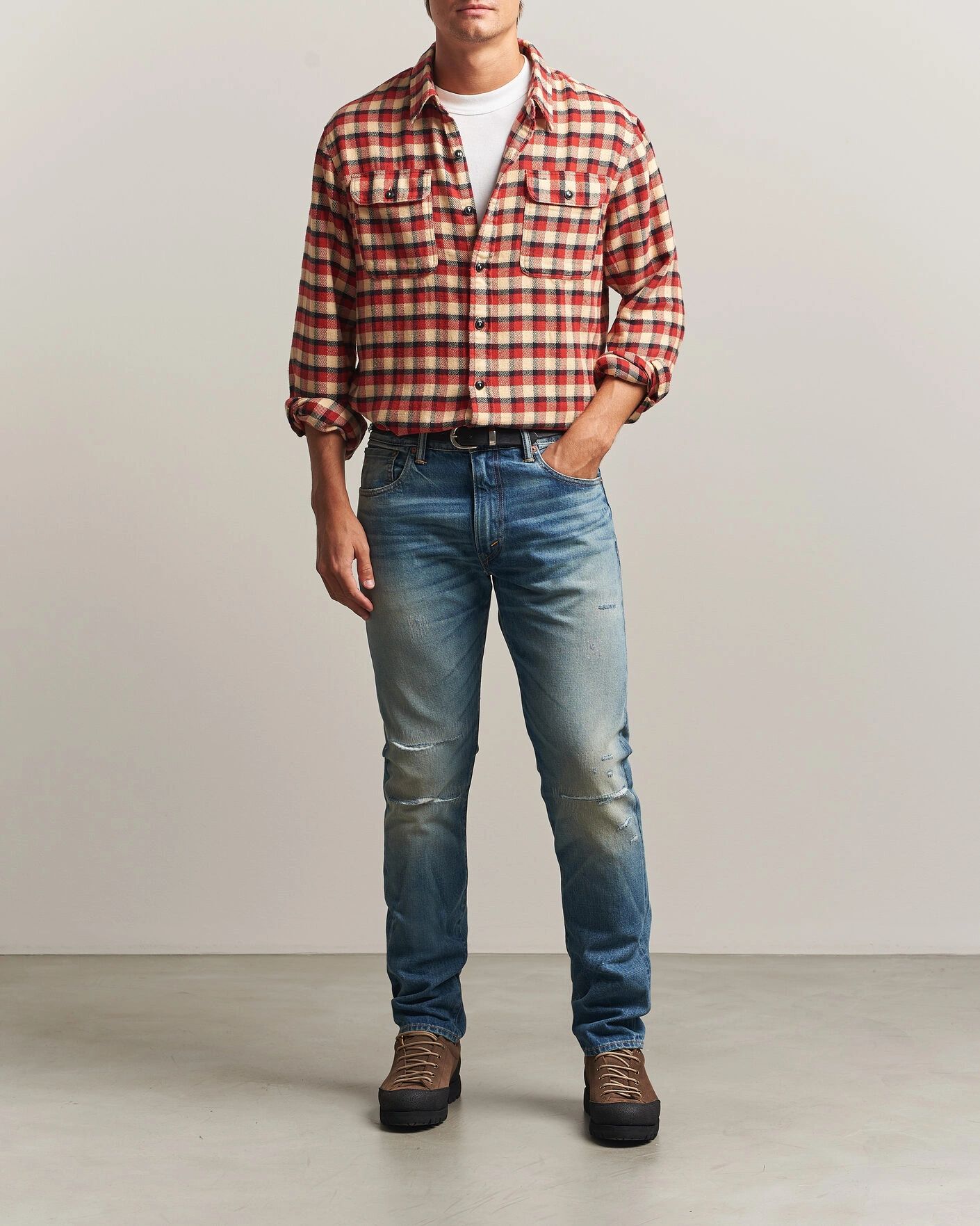 Herr | Jeans | RRL | Slim Fit Selvedge Jeans Clearford Wash