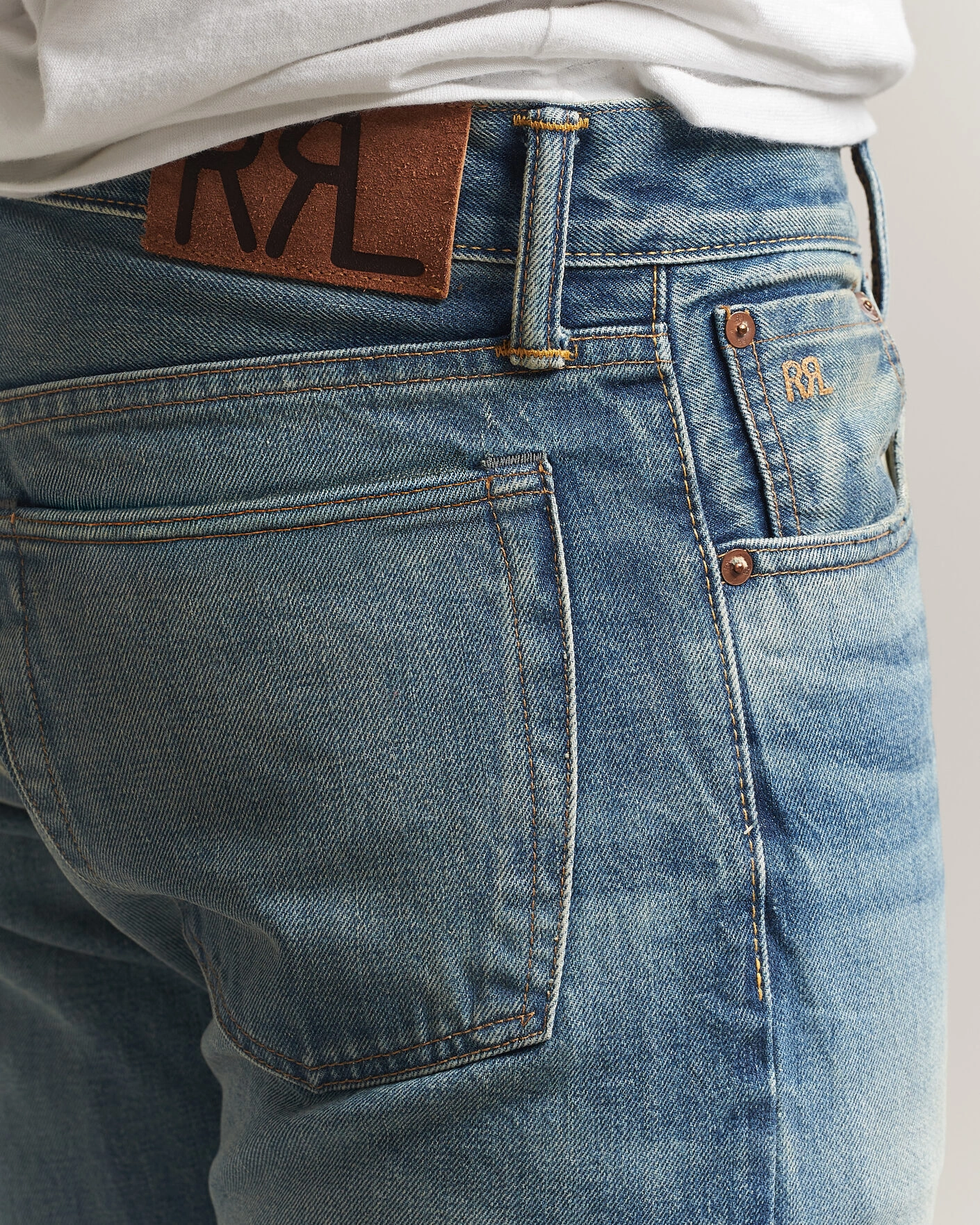 Herr | Jeans | RRL | Slim Fit Selvedge Jeans Clearford Wash