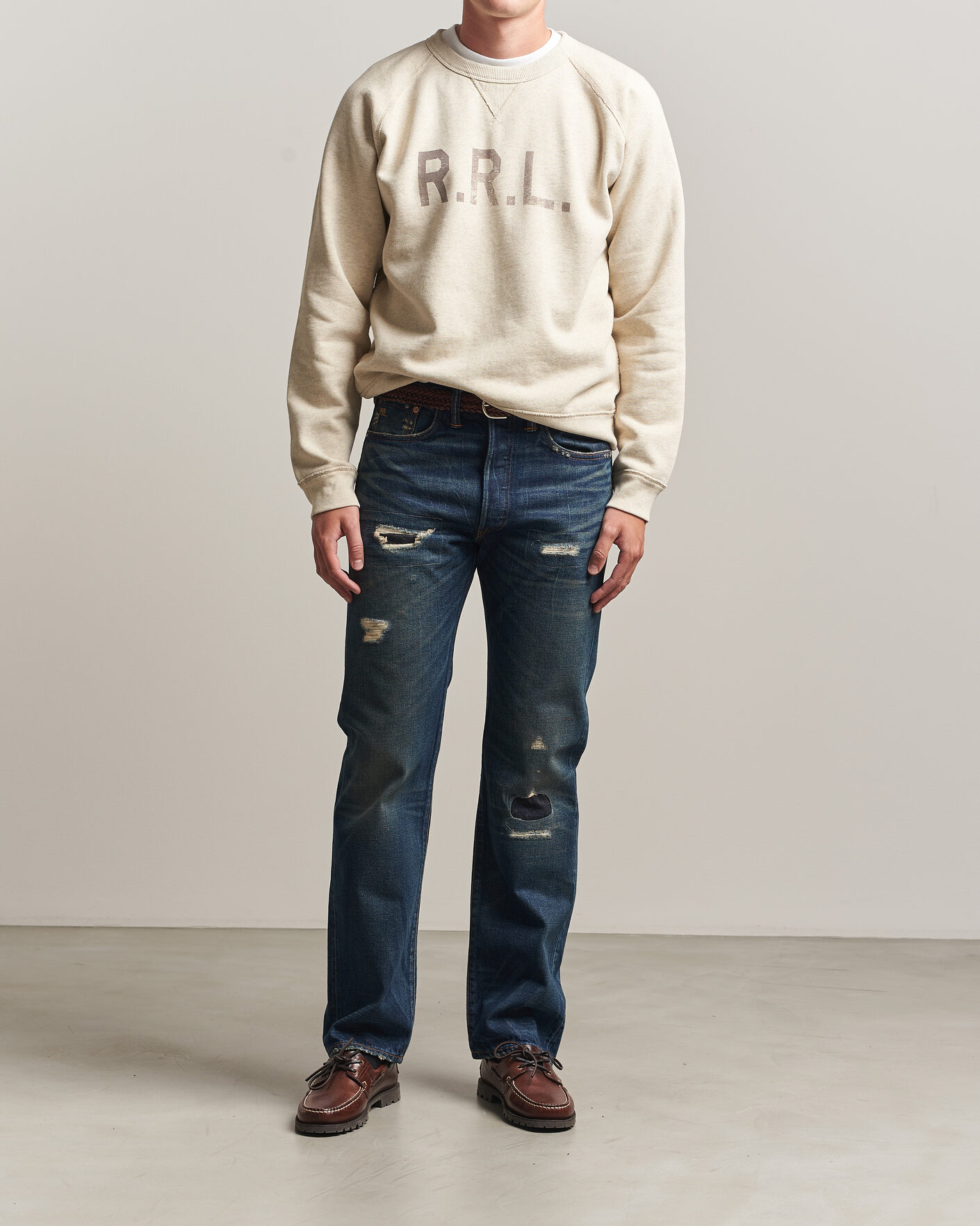 Herr | Jeans | RRL | Straight Leg Selvedge Jeans Hawley Wash