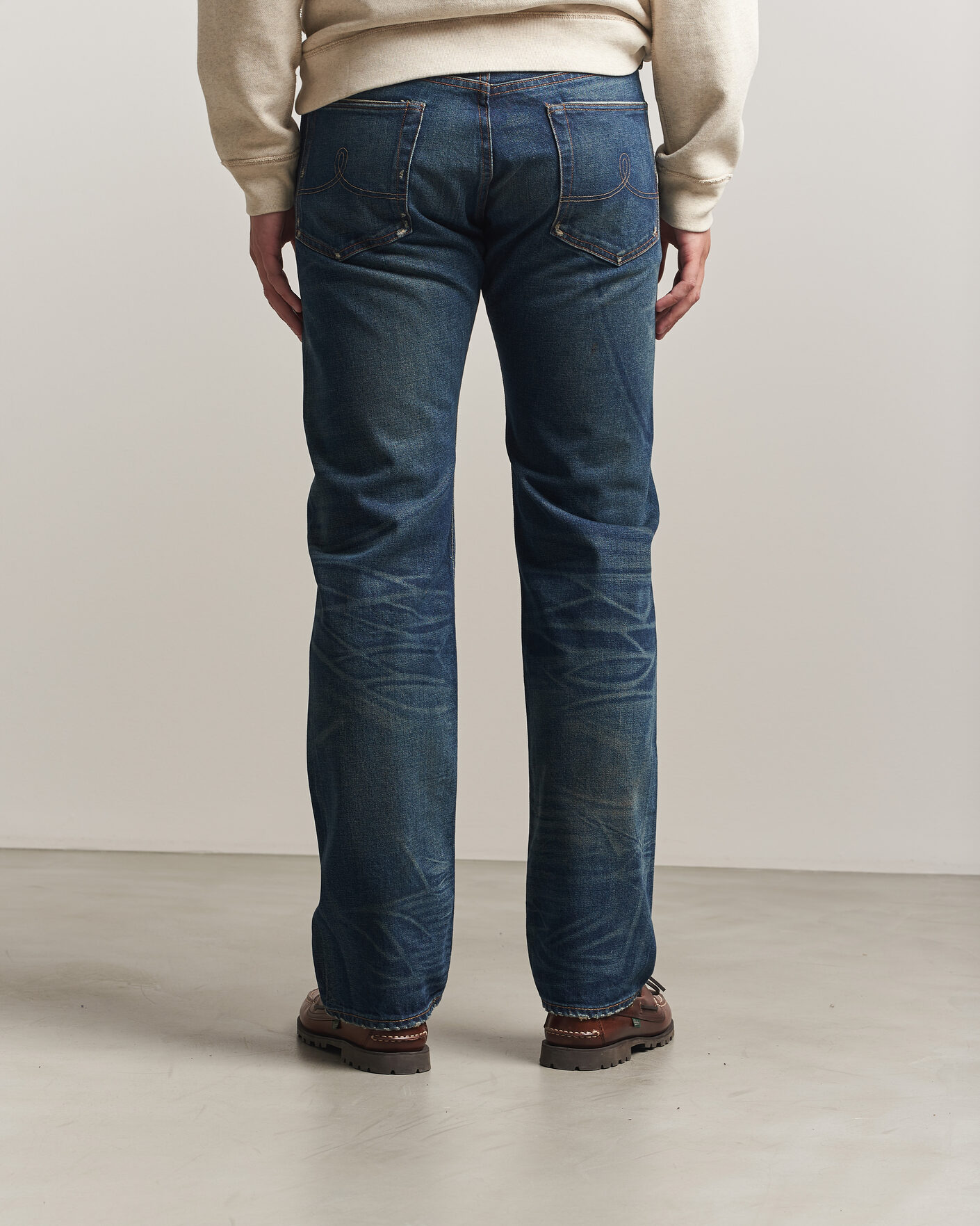Herr | Jeans | RRL | Straight Leg Selvedge Jeans Hawley Wash