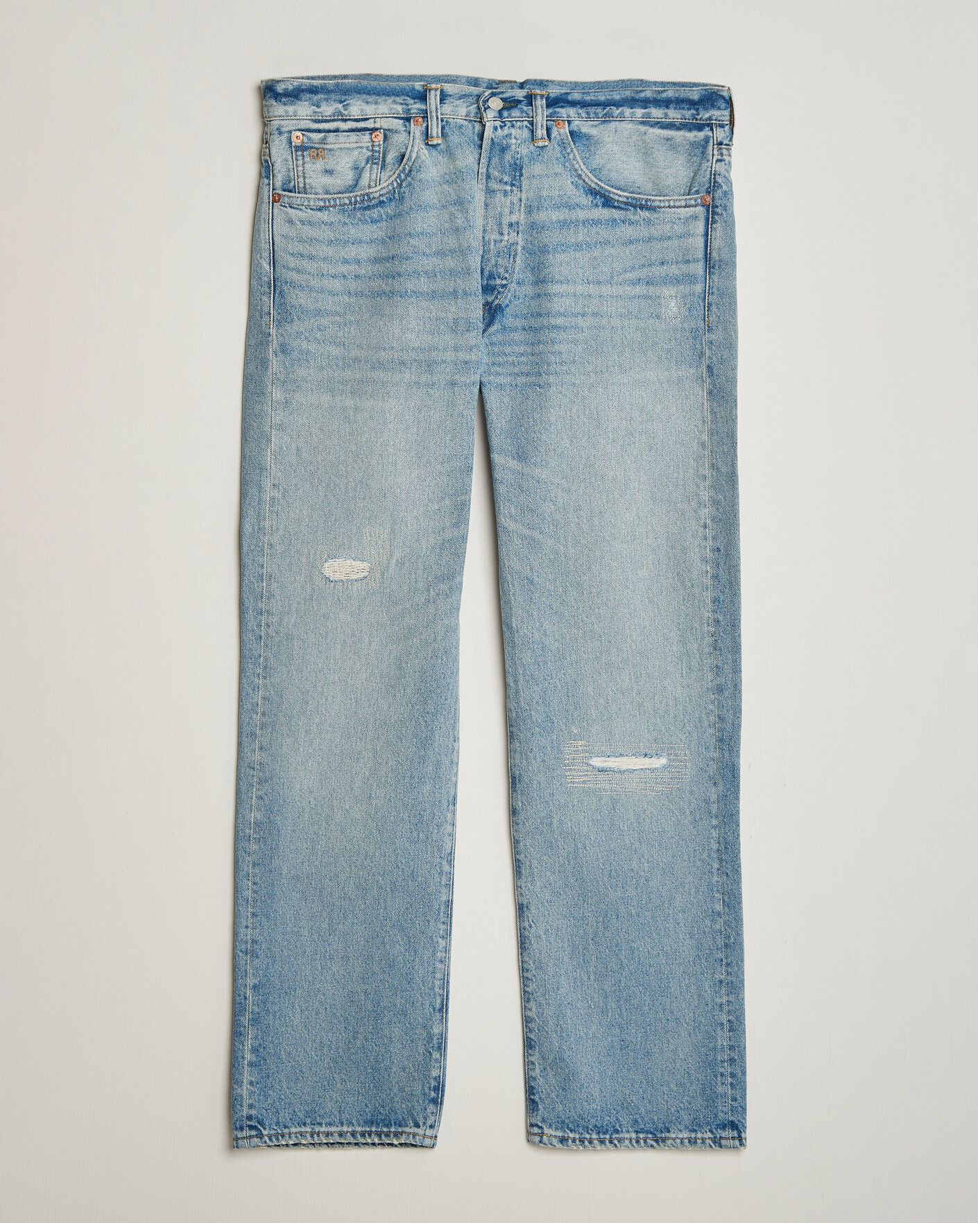 Herr | Jeans | RRL | Vintage Fit Distressed Jeans Bridgeview Wash