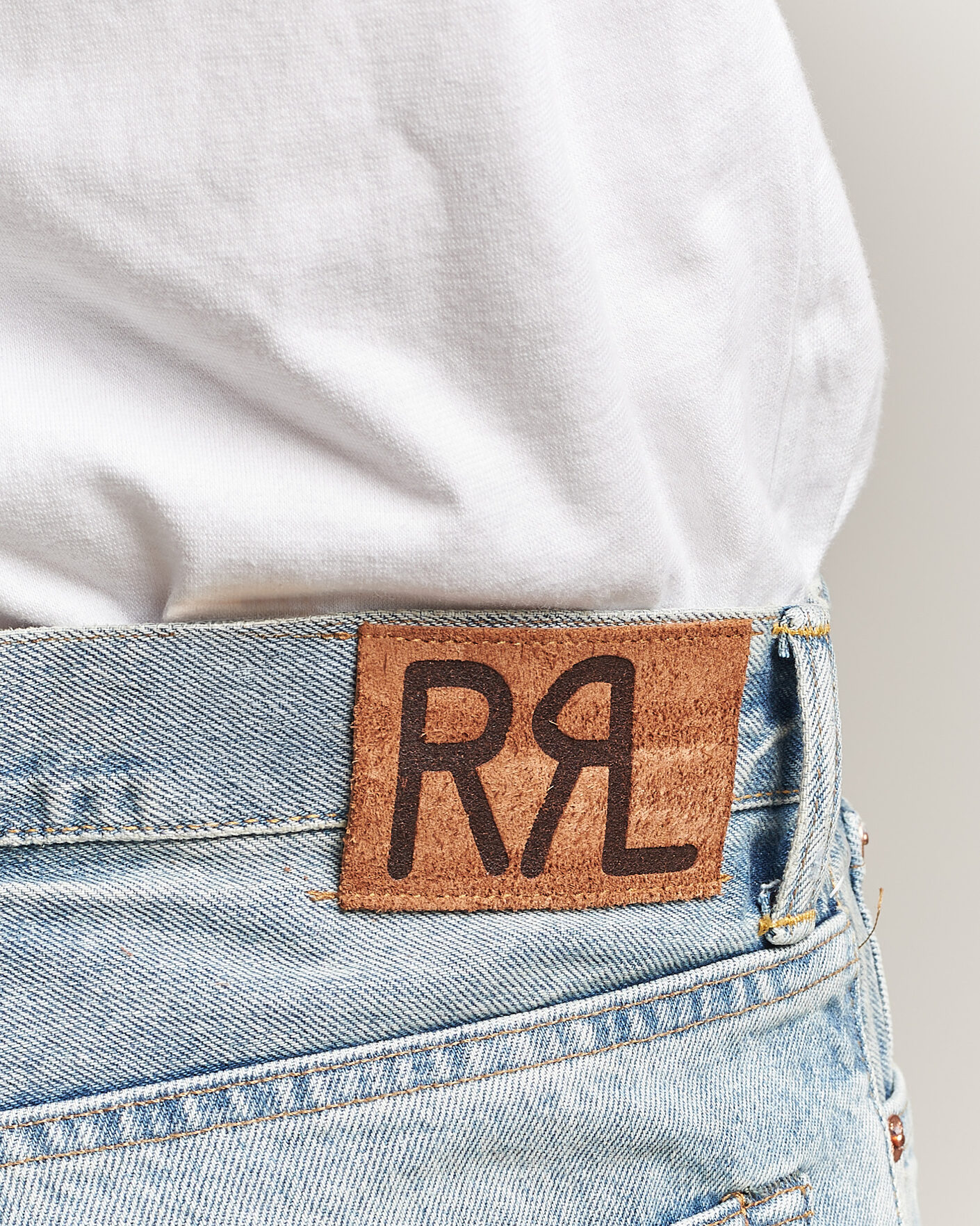 Herr | Jeans | RRL | Vintage Fit Distressed Jeans Bridgeview Wash