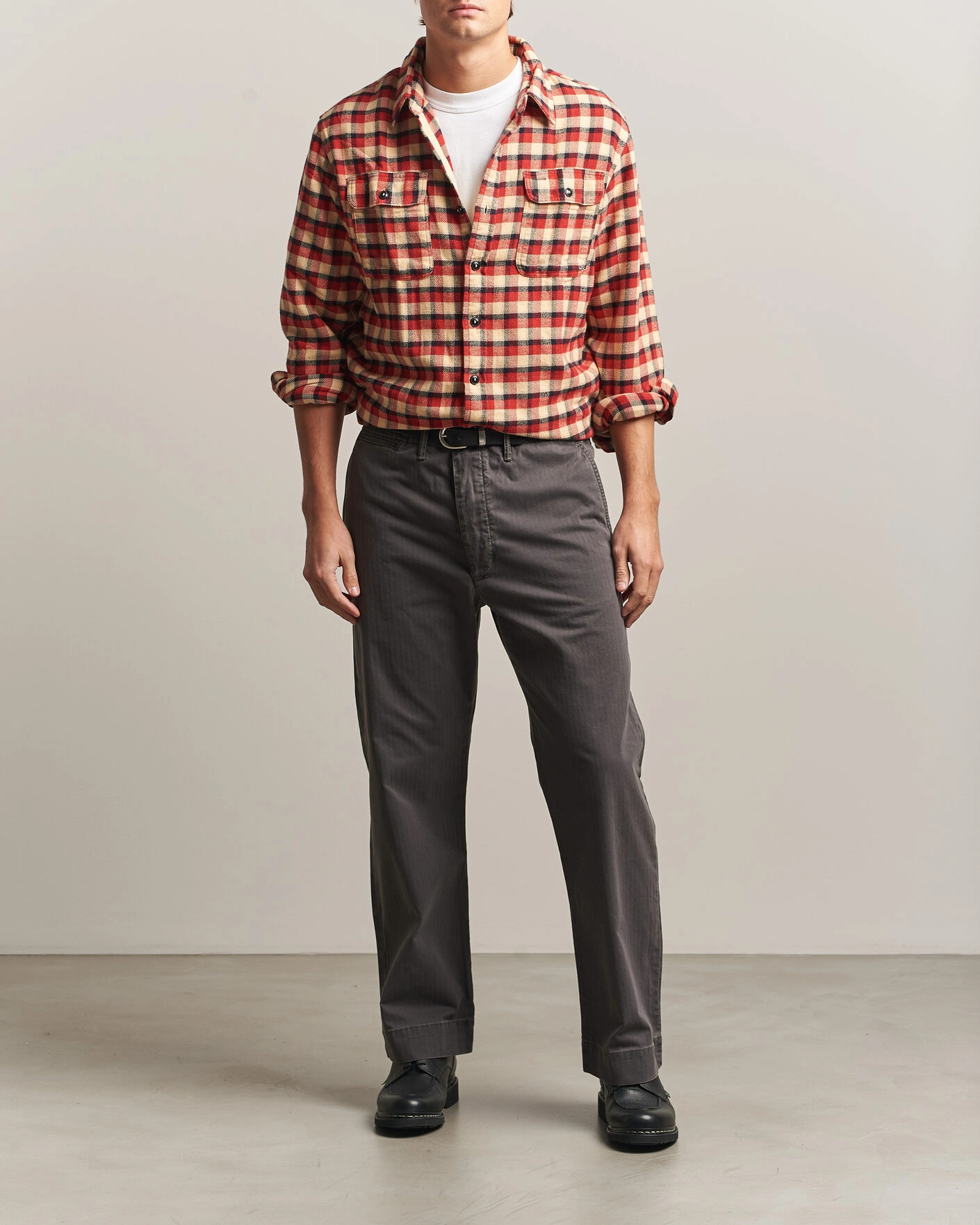 Herr | Byxor | RRL | Field Chino Black