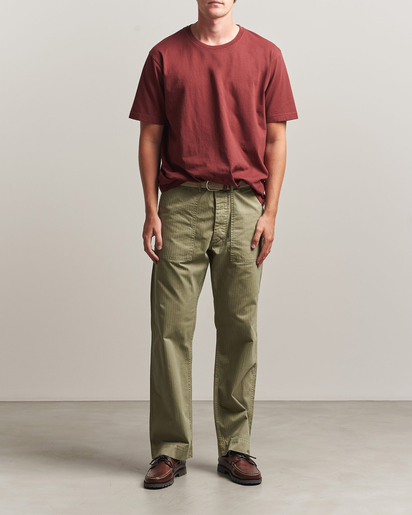 Herr | Byxor | RRL | Army Utility Pants Brewster Green