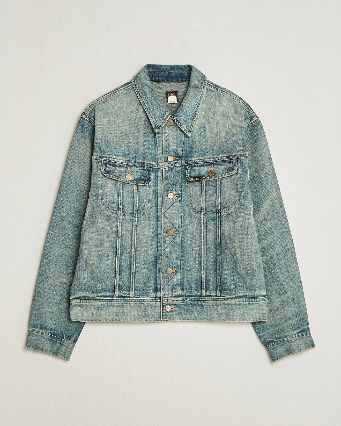 Herr | Jackor | RRL | Lot 271 Denim Jacket Leeland Wash