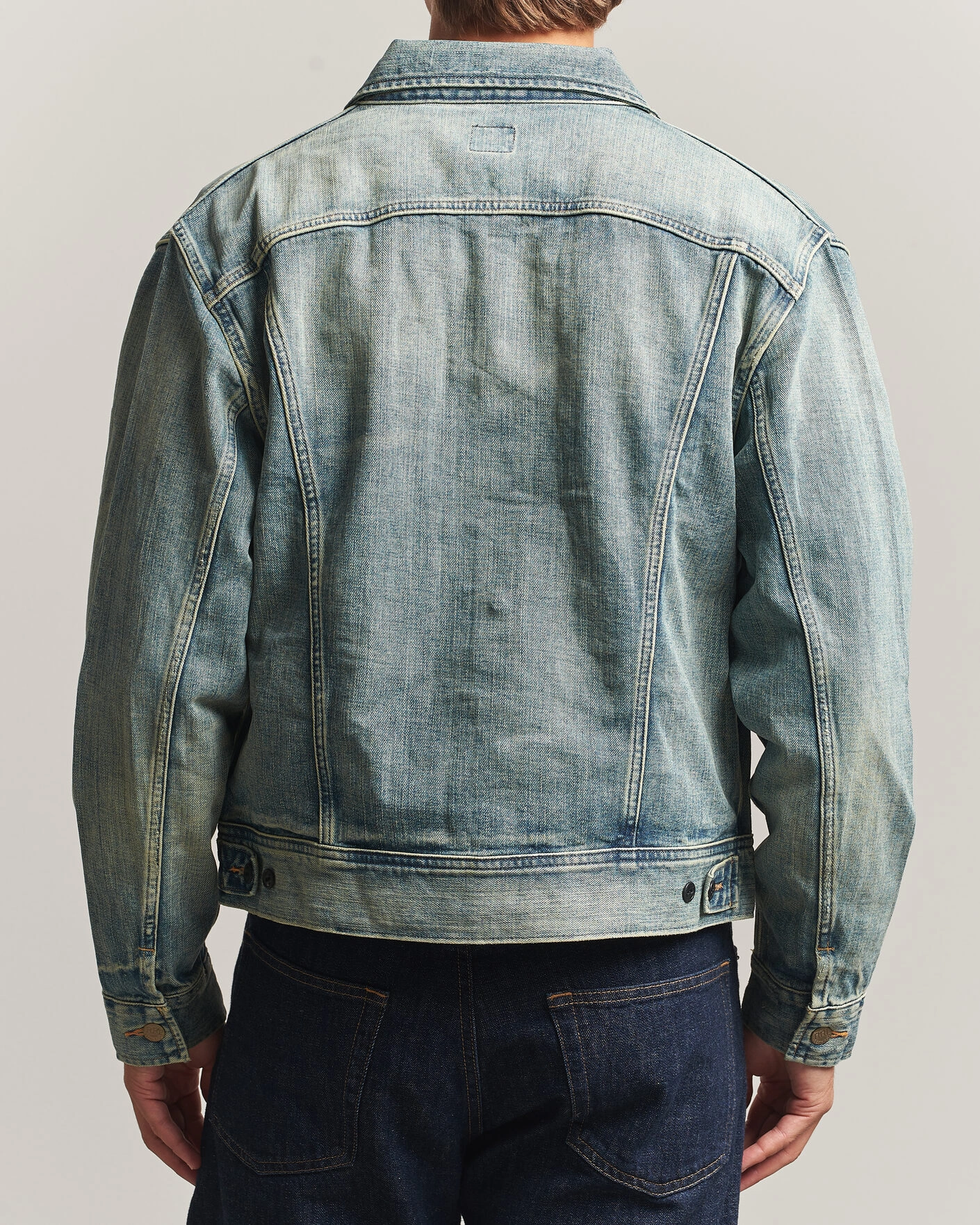 Herr | Jackor | RRL | Lot 271 Denim Jacket Leeland Wash