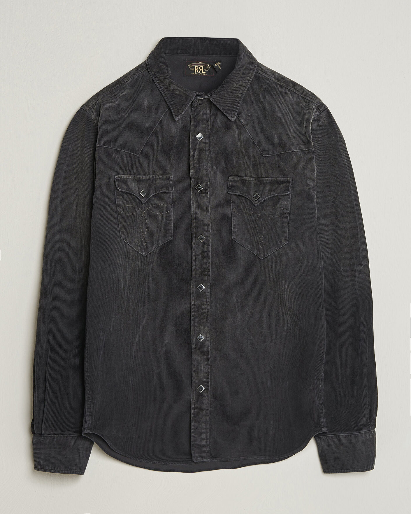 Herr | Skjortor | RRL | Buffalo Western Shirt Black