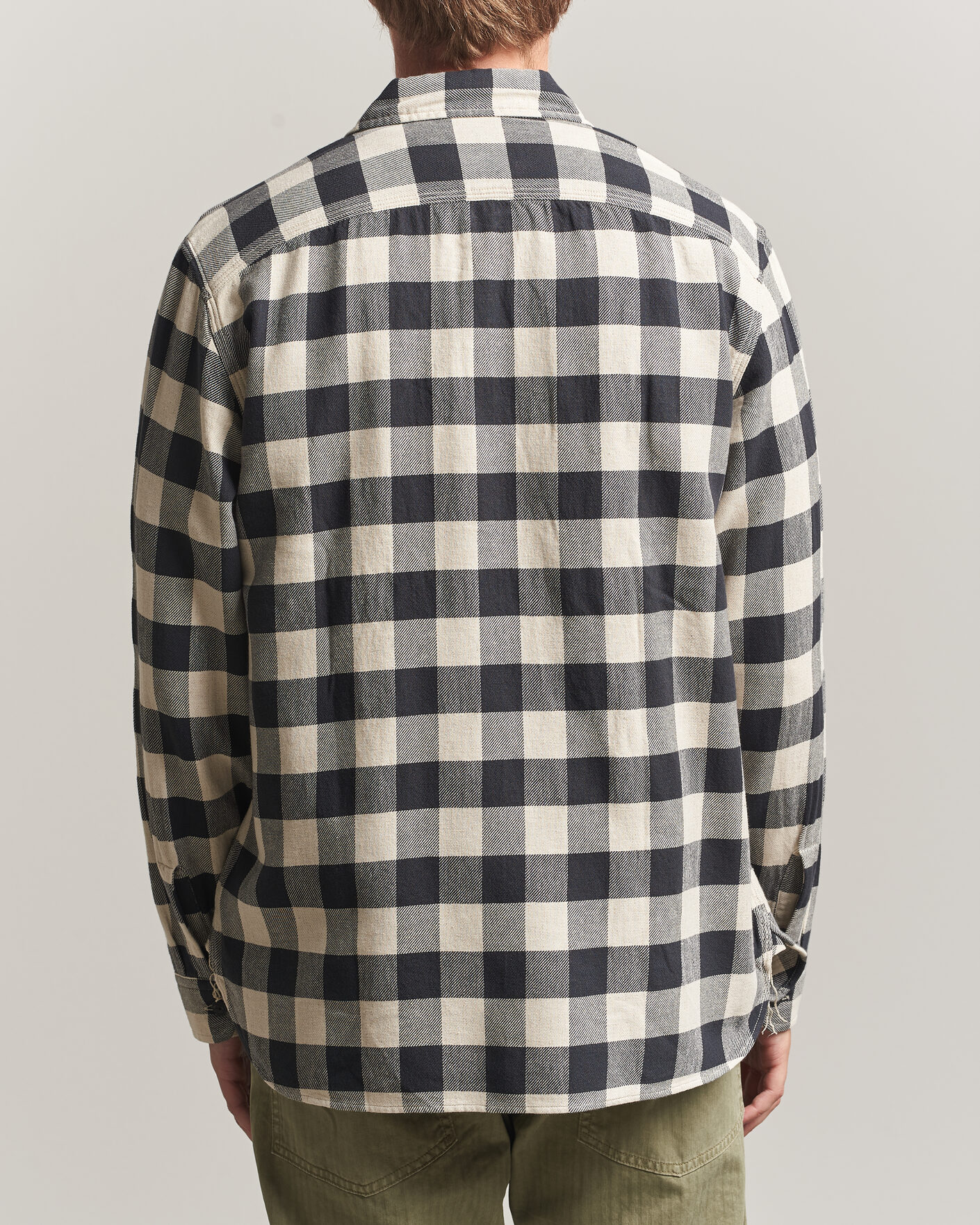 Herr | Skjortor | RRL | Matlock Plaid Shirt Black/Cream
