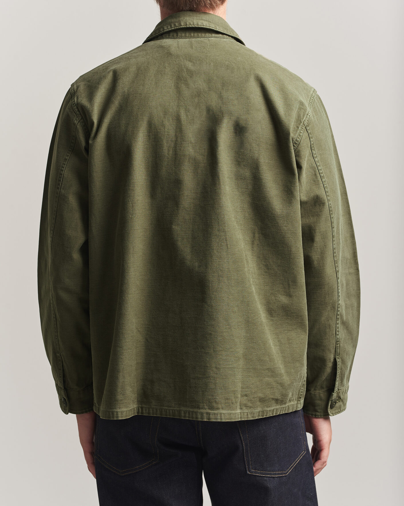 Herr | Skjortor | RRL | Regiment Overshirt Olive