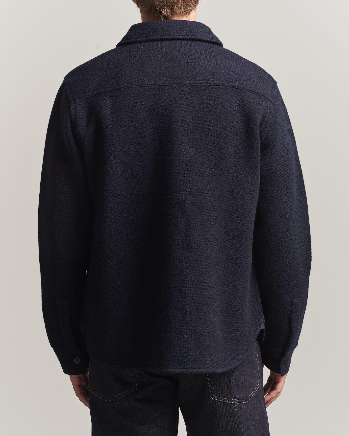 Herr | Skjortor | RRL | CPO Cardigan Shirt Navy