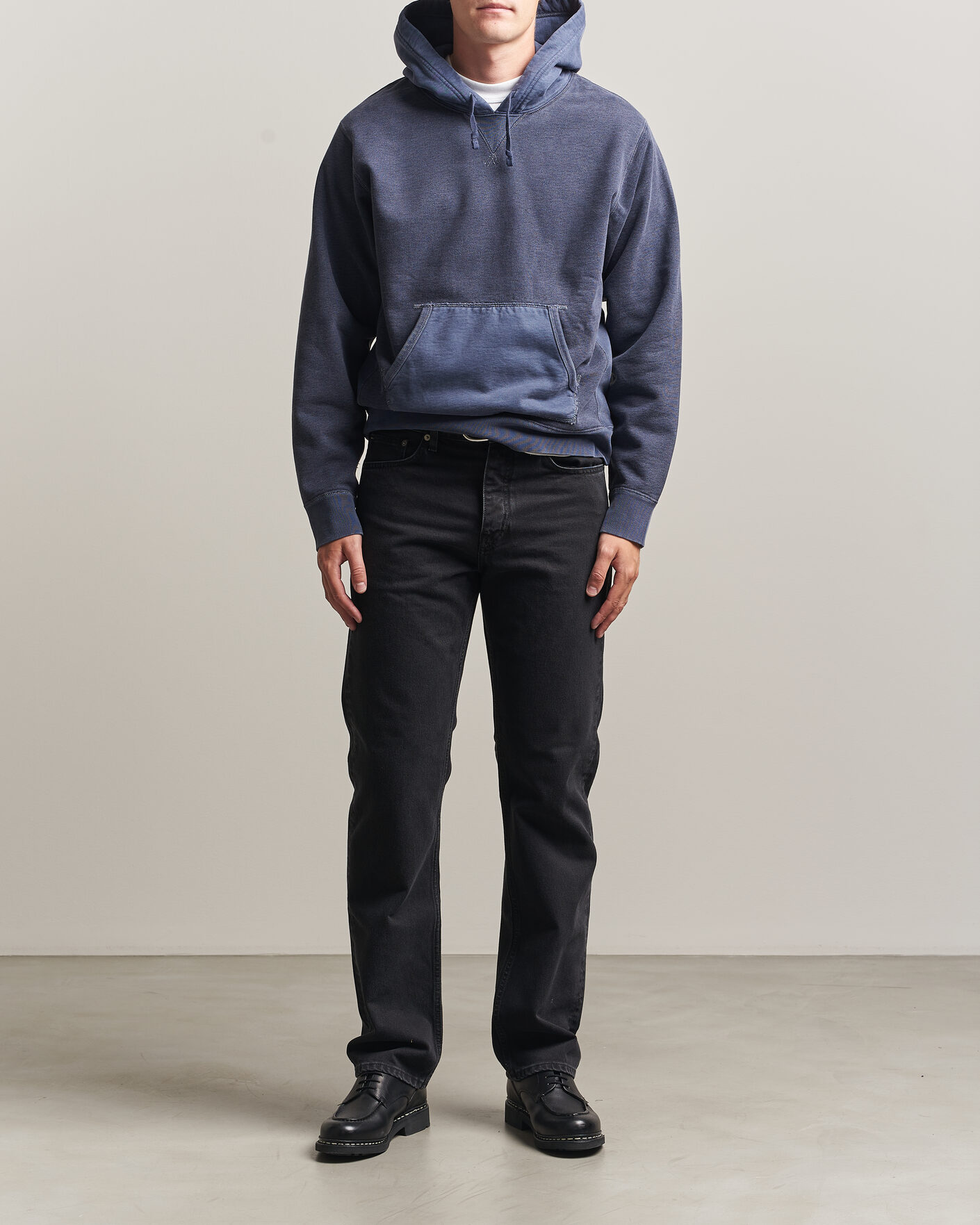 Herr | Tröjor | RRL | Hooded Sweatshirt Navy