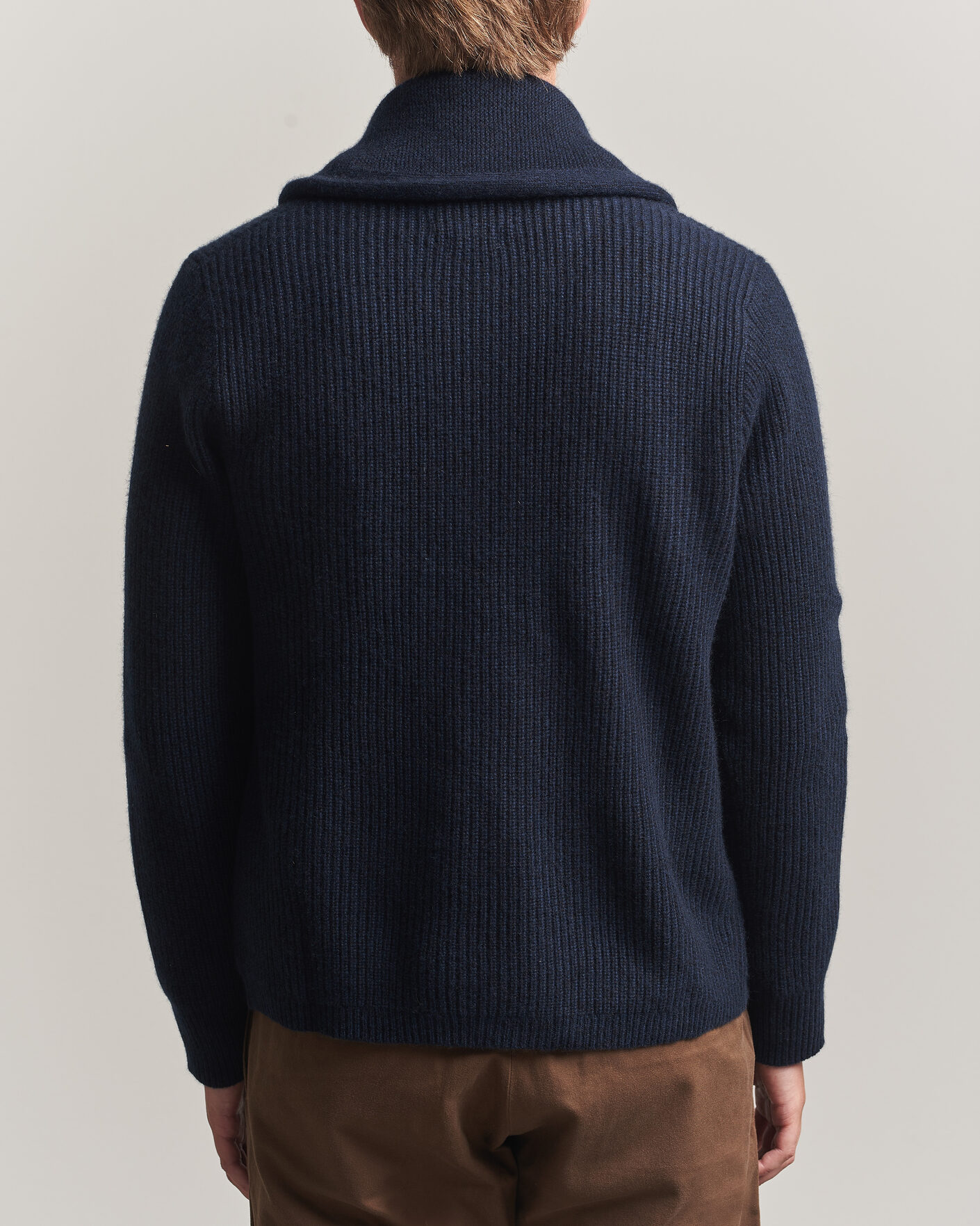 Herr | Tröjor | RRL | Cashmere Shawl Collar Cardigan Navy