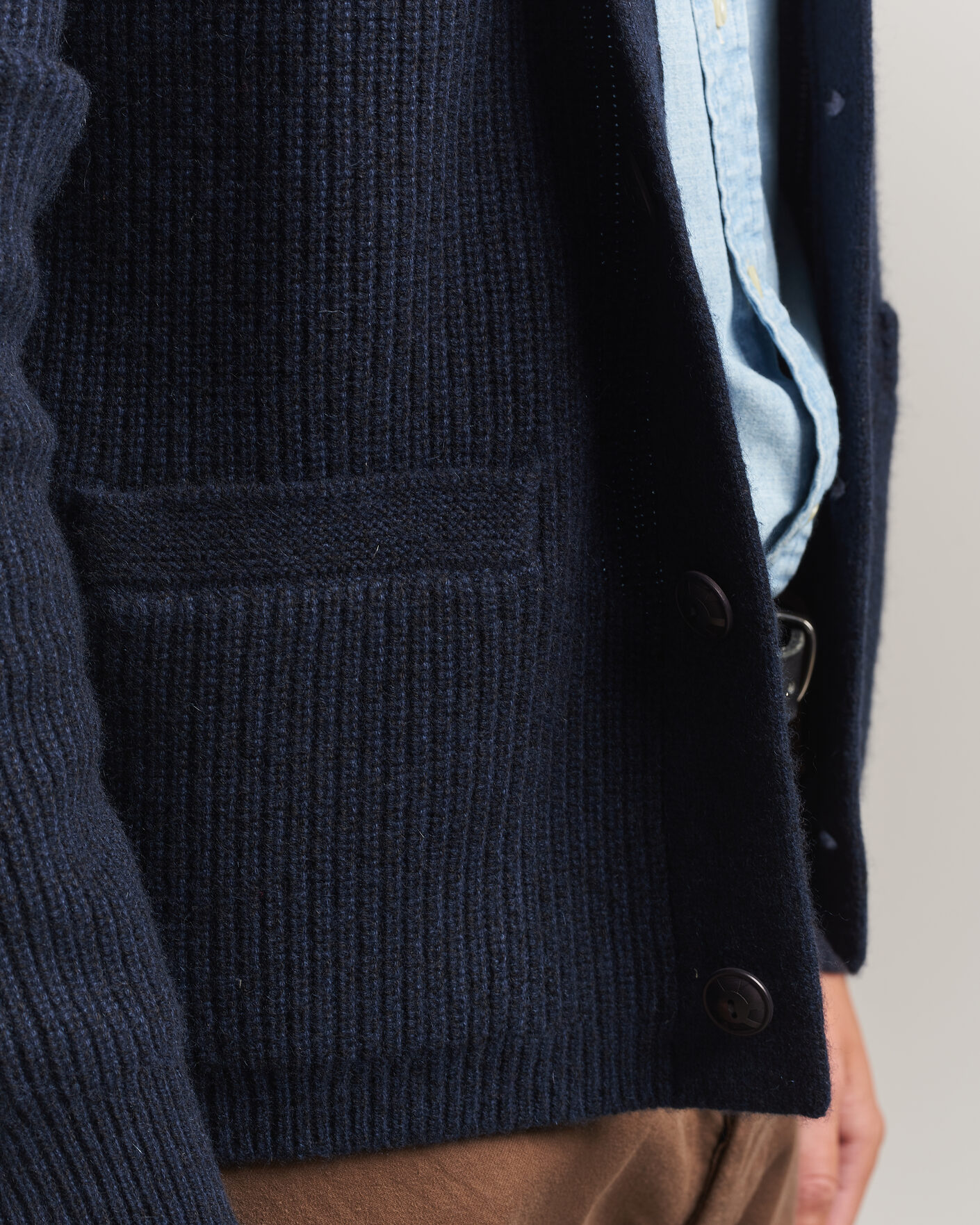 Herr | Tröjor | RRL | Cashmere Shawl Collar Cardigan Navy