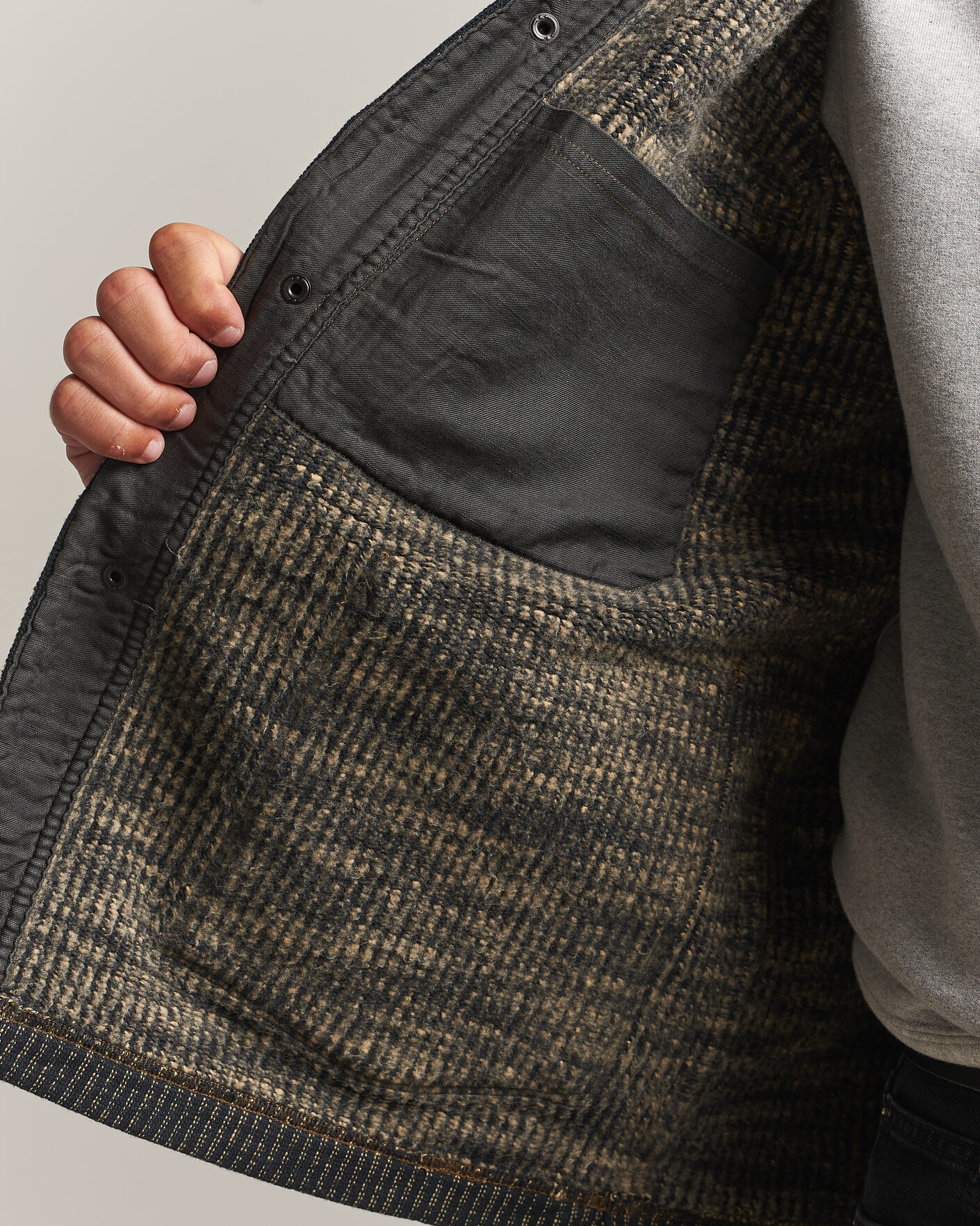Herr | Tröjor | RRL | Charles Cardigan Jacket Charcoal